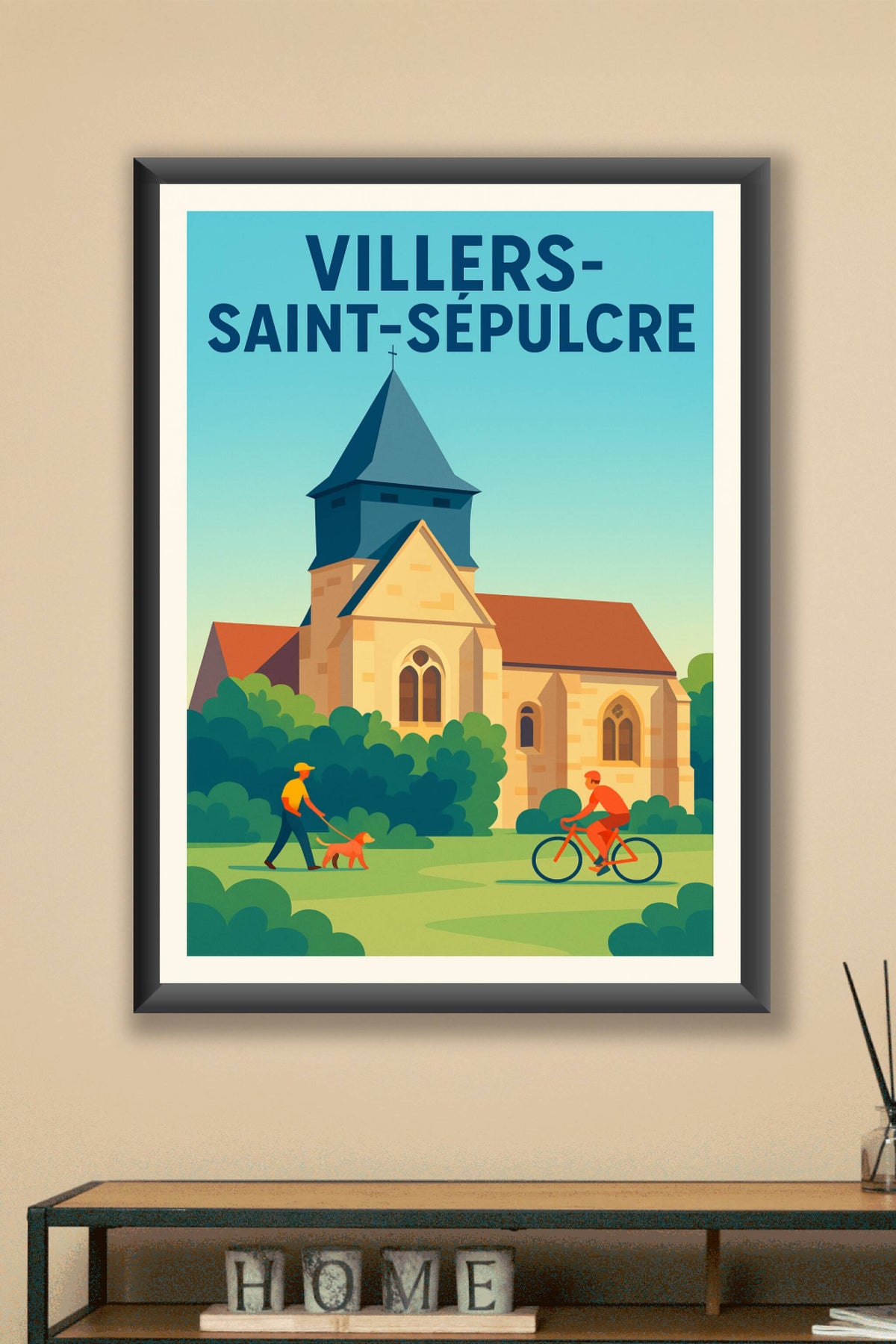 Affiche de Villers-Saint-Sépulcre - Charme paisible et patrimoine local