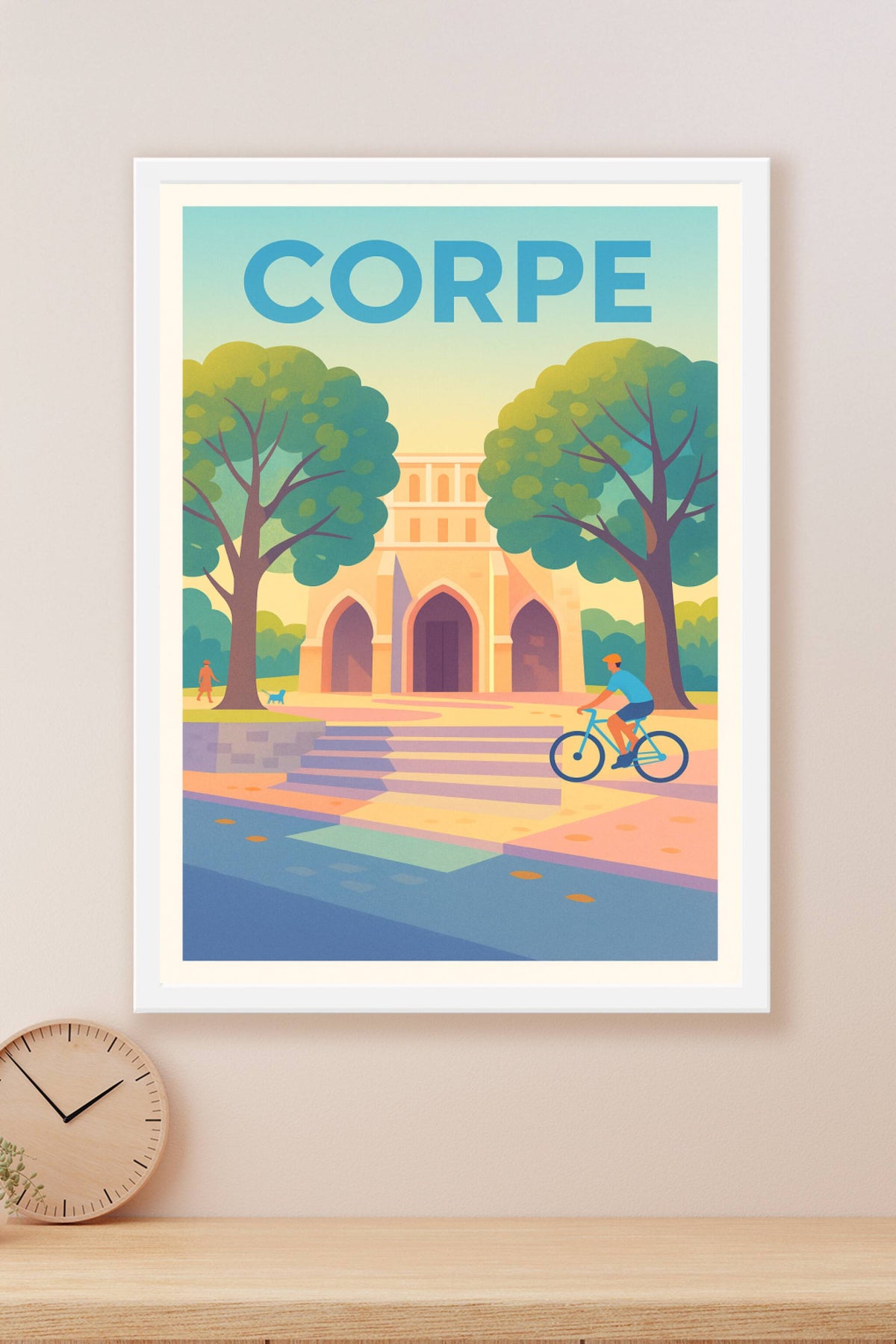 Affiche de Corpe - Le charme paisible entre nature et patrimoine