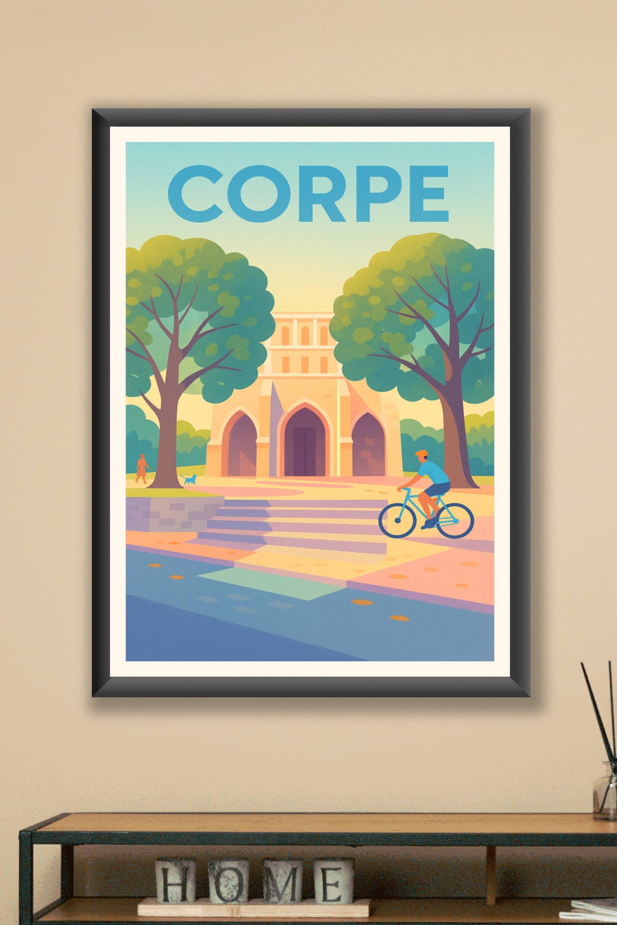 Affiche de Corpe - Le charme paisible entre nature et patrimoine
