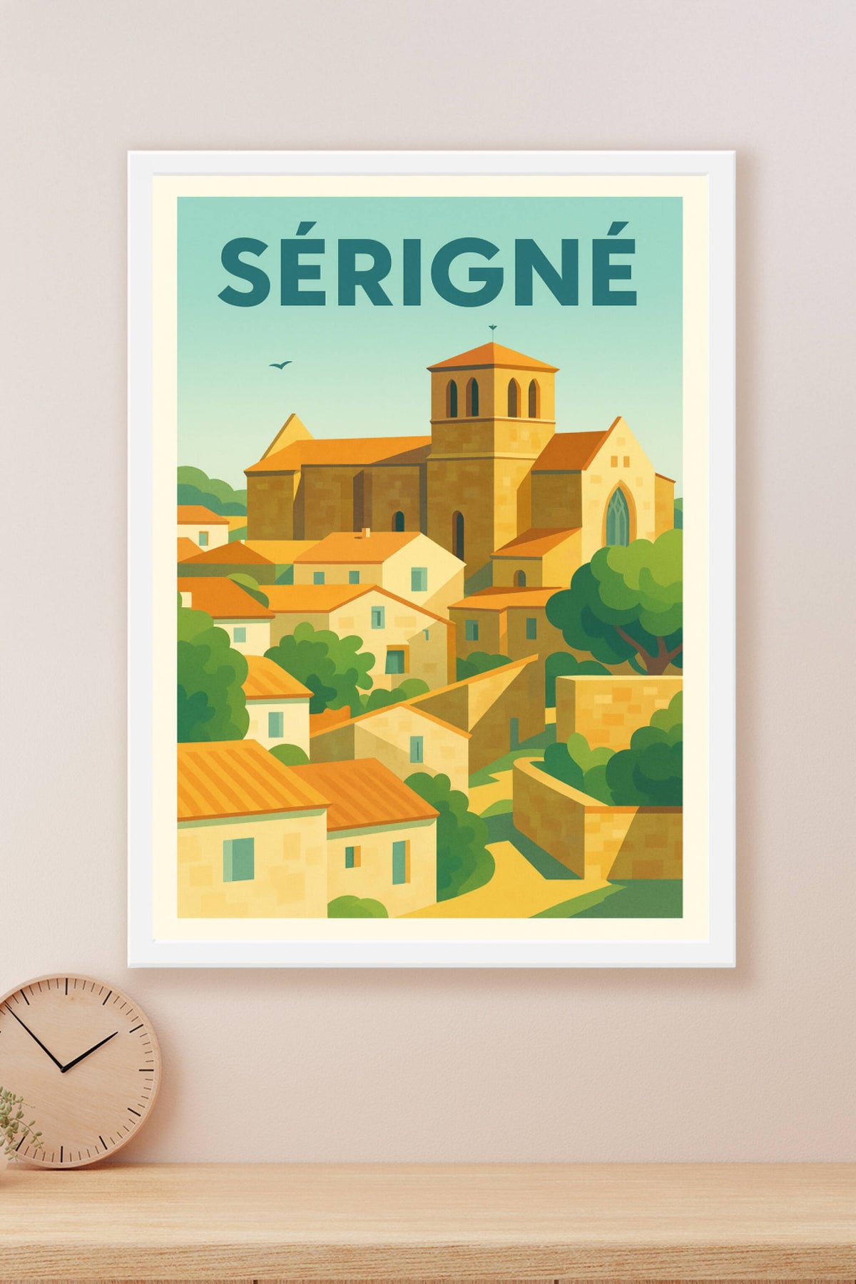 Affiche de Sérigné - Charme authentique du patrimoine vendéen