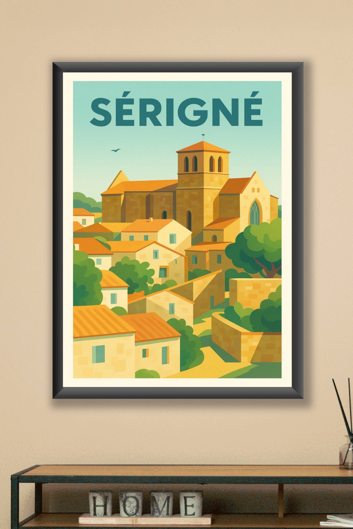 Affiche de Sérigné - Charme authentique du patrimoine vendéen