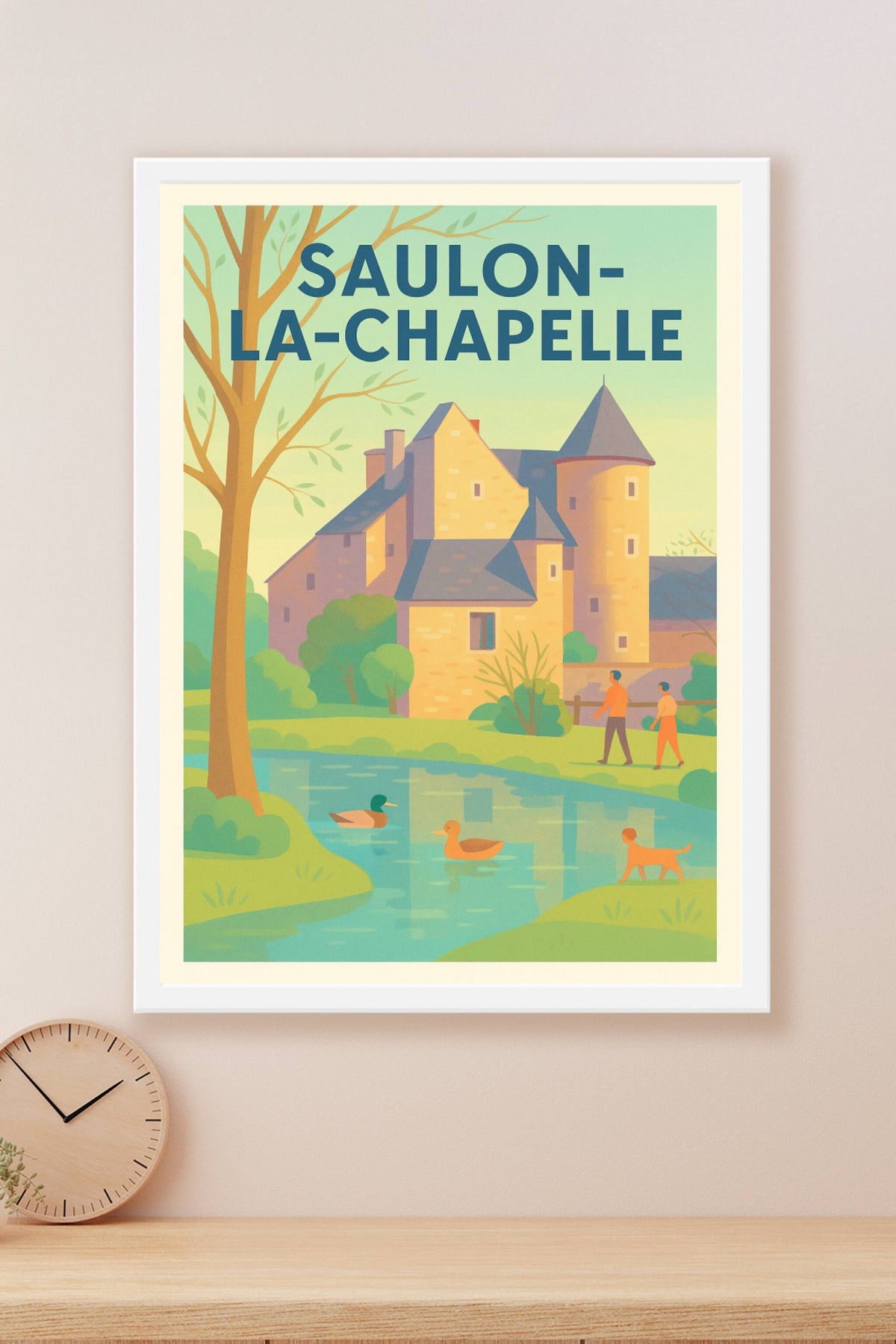 Affiche de Saulon-la-Chapelle - Charme et sérénité en Bourgogne