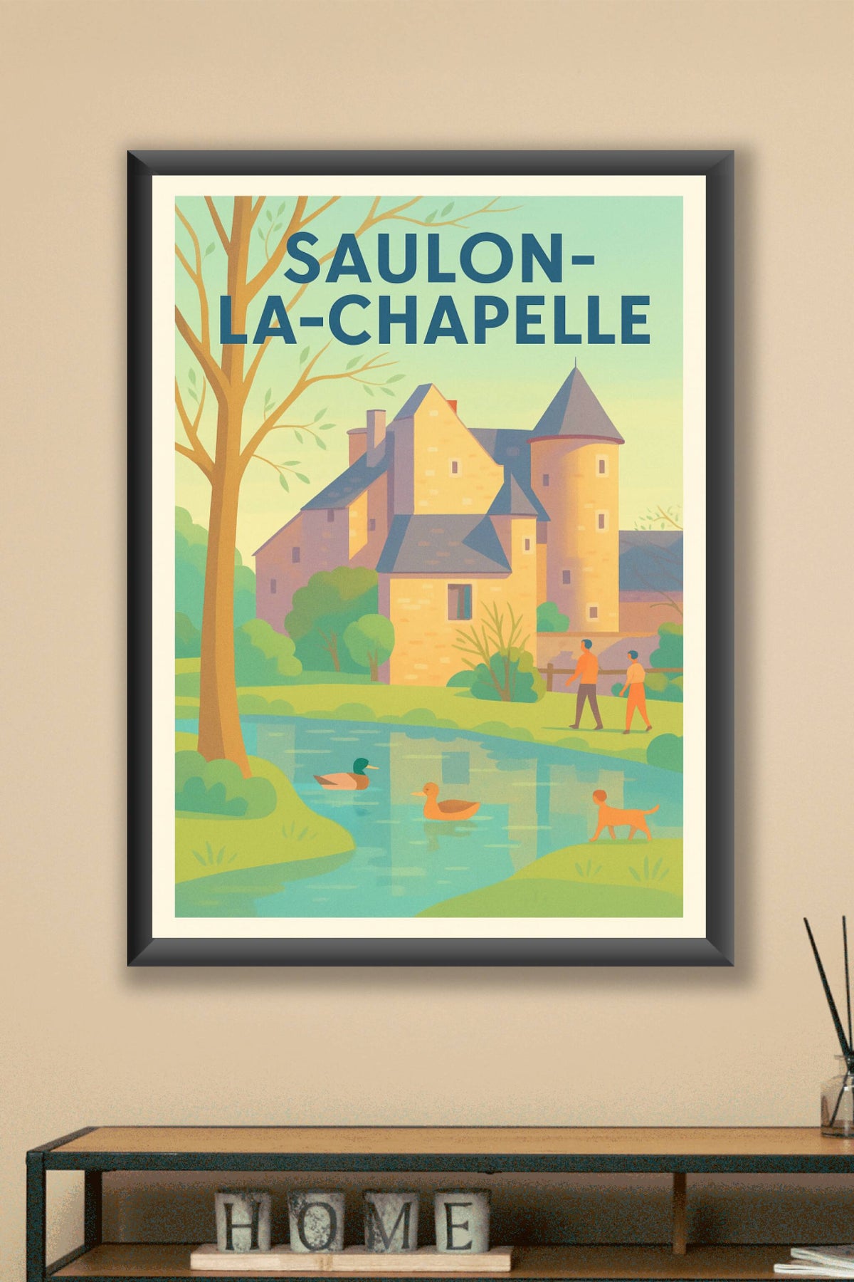 Affiche de Saulon-la-Chapelle - Charme et sérénité en Bourgogne