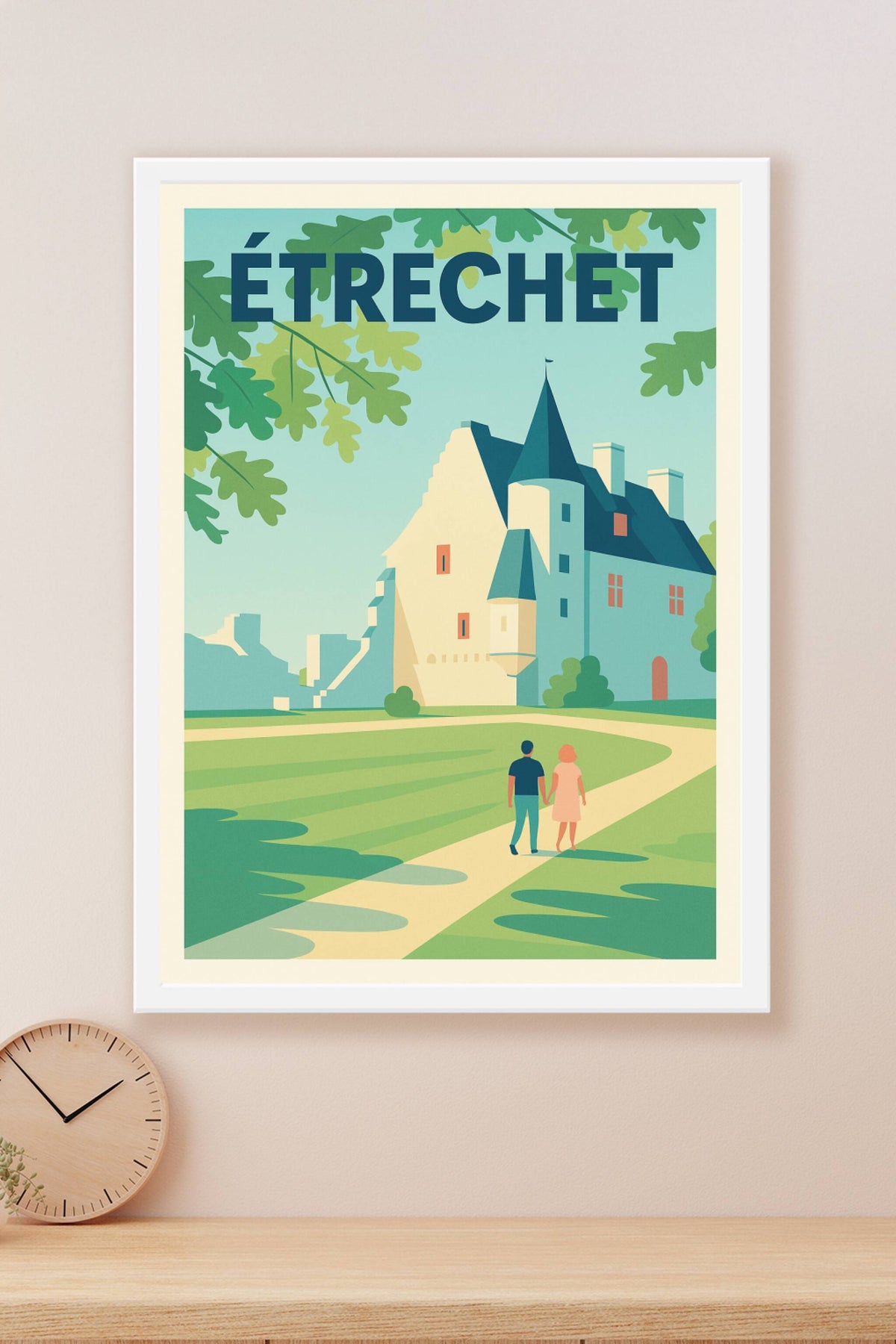 Affiche de Étréchet - Promenade romantique au château