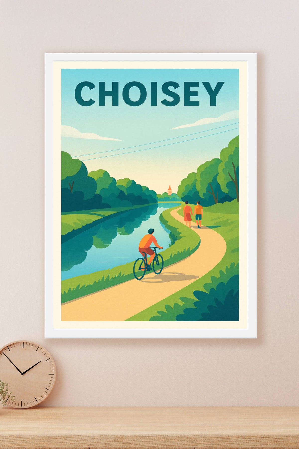 Affiche de Choisey - Promenade entre nature et douceur