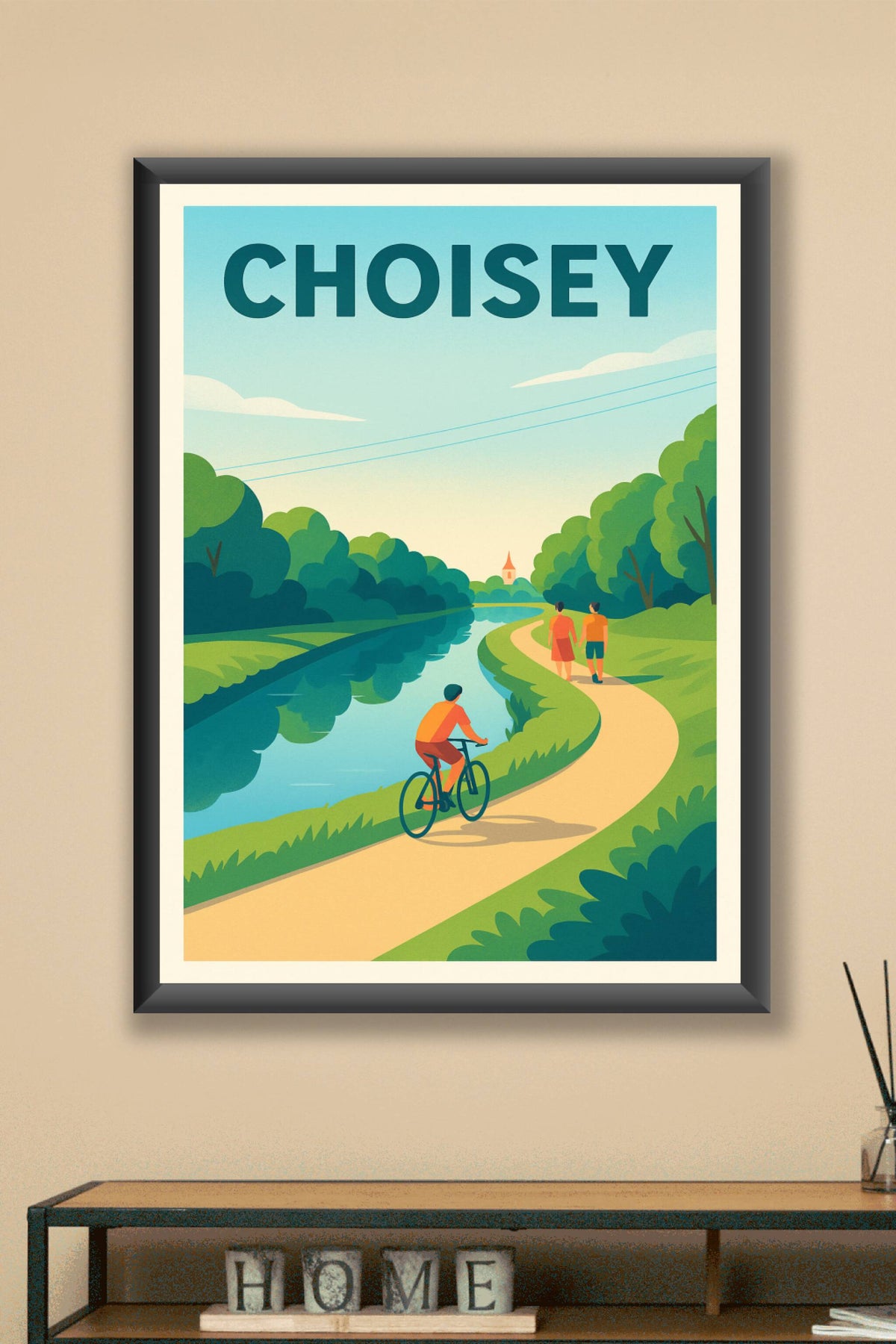 Affiche de Choisey - Promenade entre nature et douceur