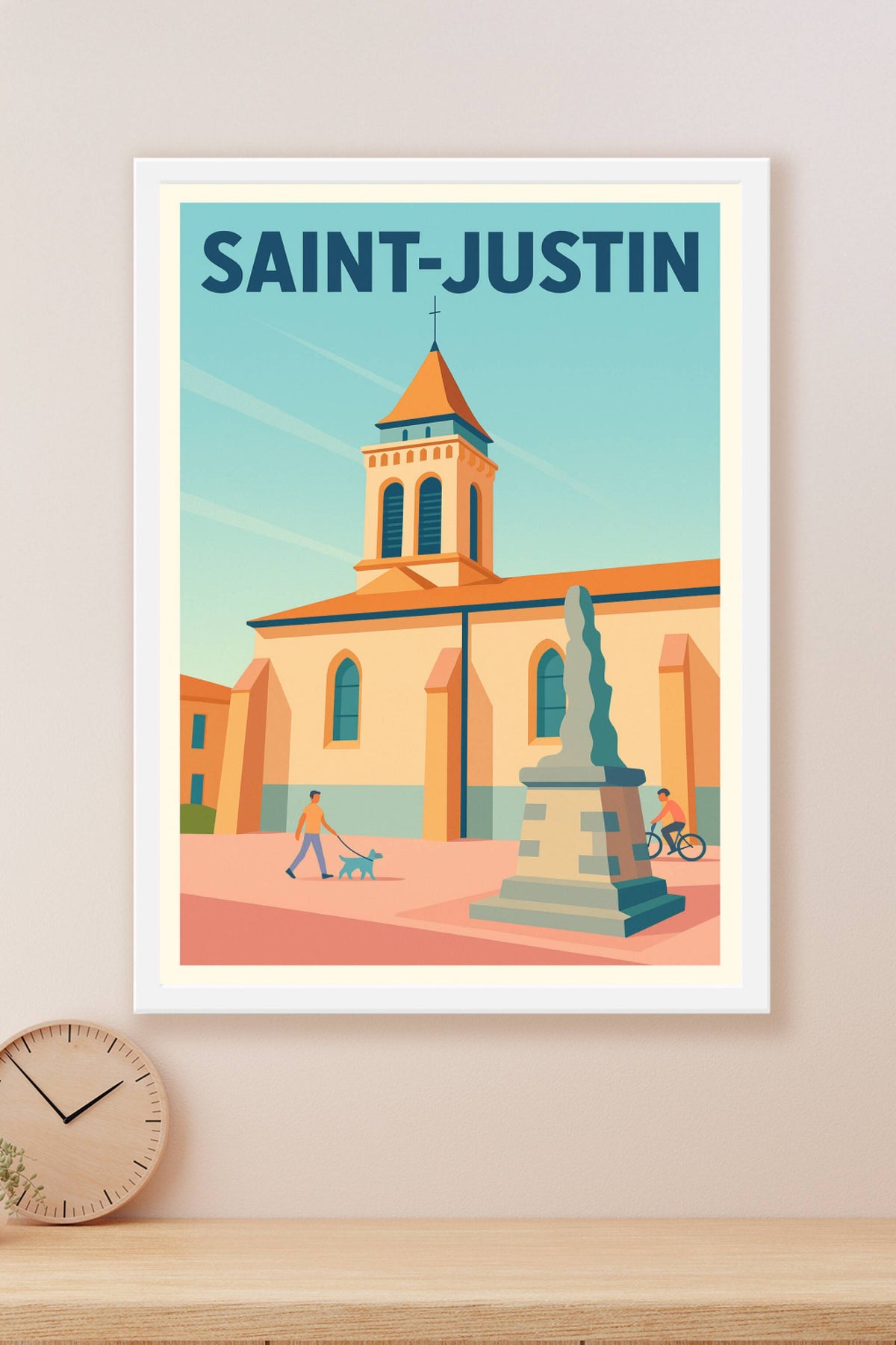 Affiche de Saint-Justin - Charme et douceur de la ville