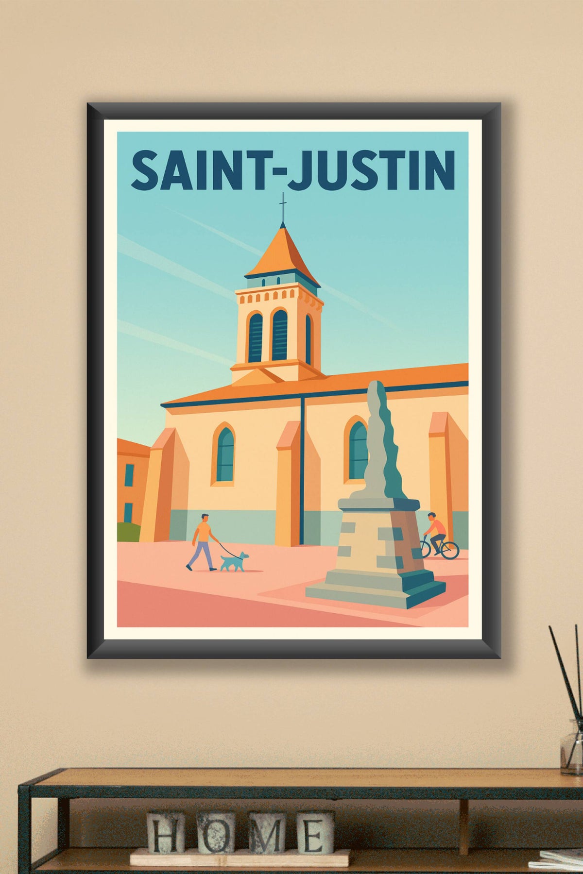 Affiche de Saint-Justin - Charme et douceur de la ville