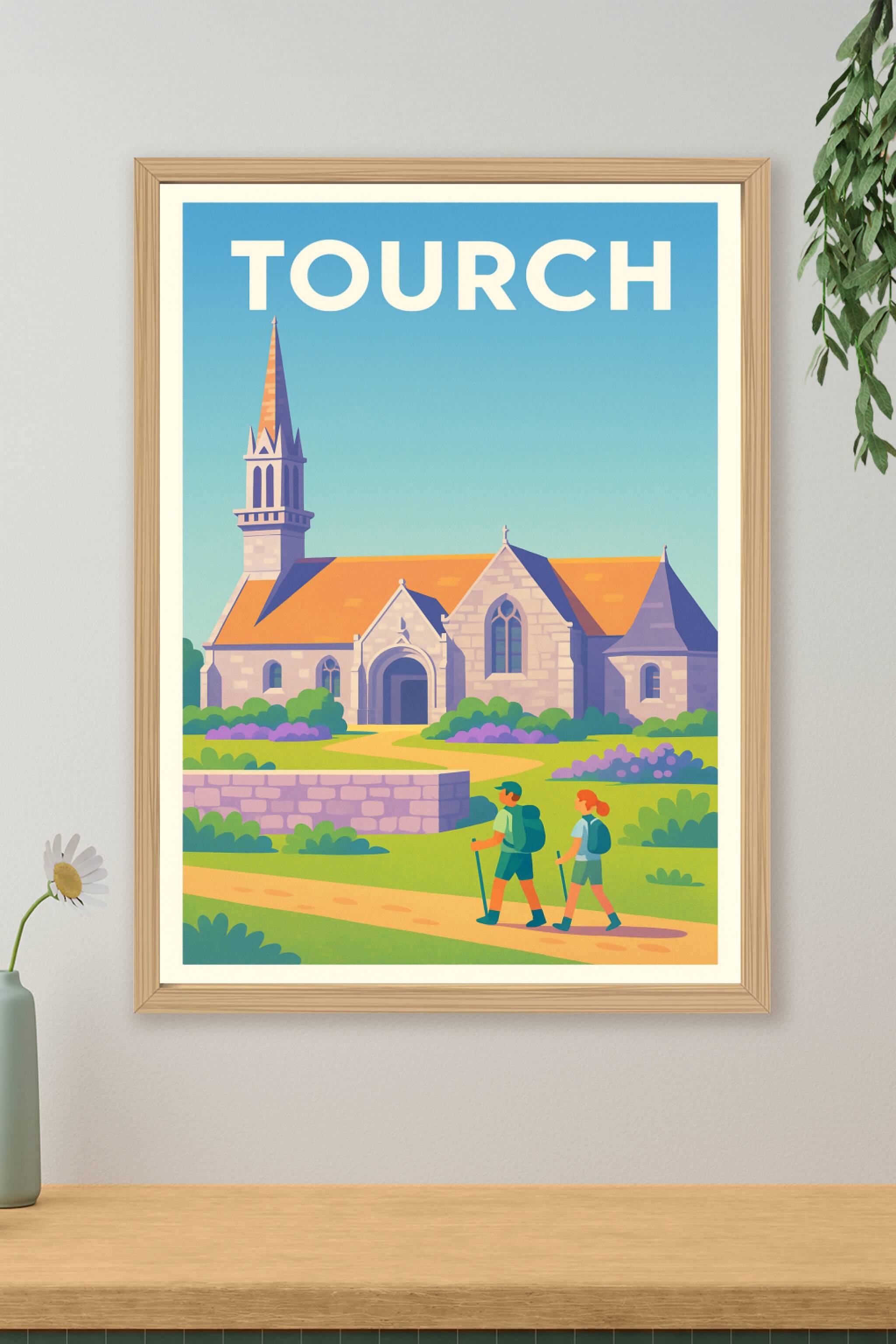 Affiche de Tourch - Escapade champêtre et patrimoine breton