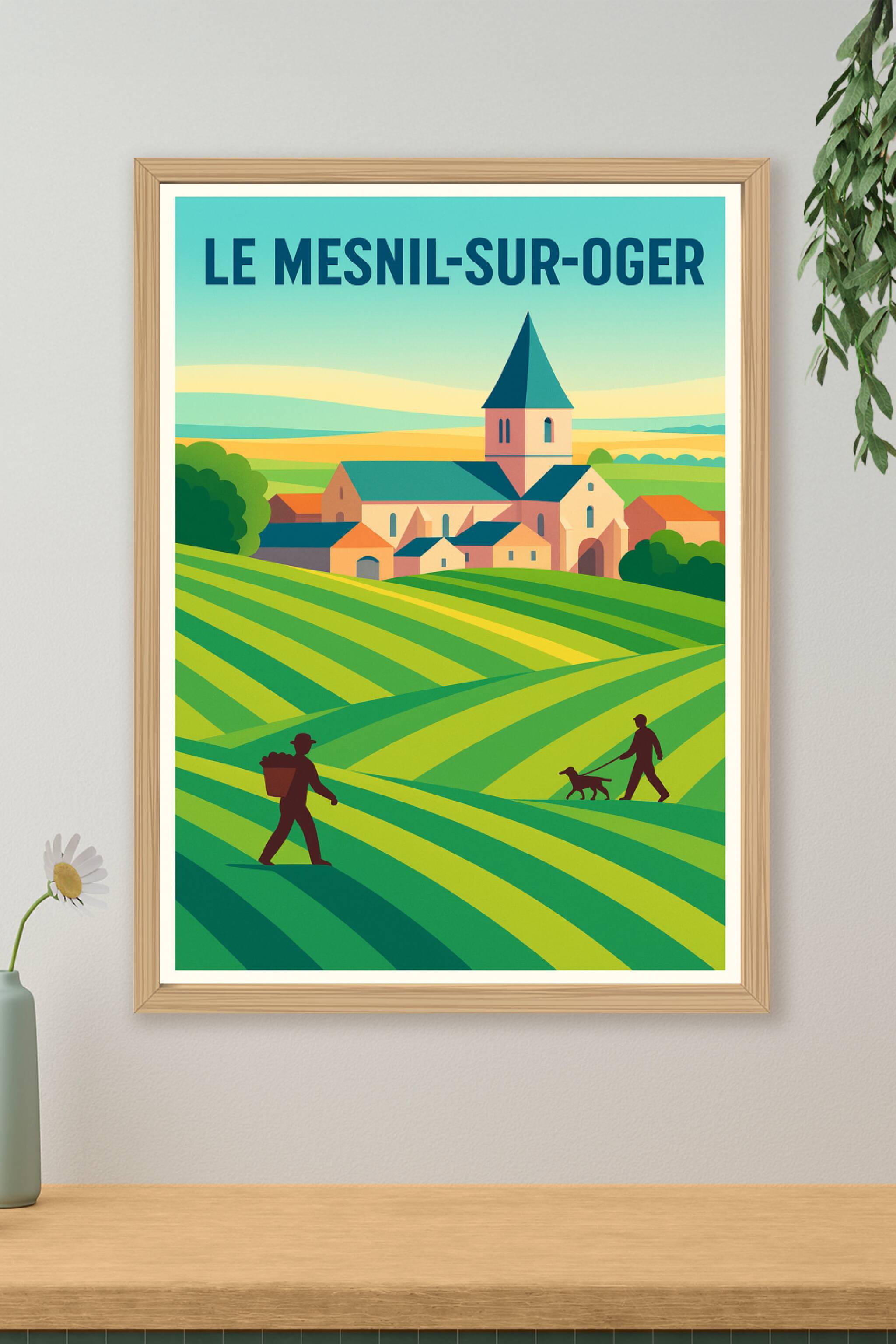 Affiche de Le Mesnil-sur-Oger - Charme champêtre et douceur de vivre