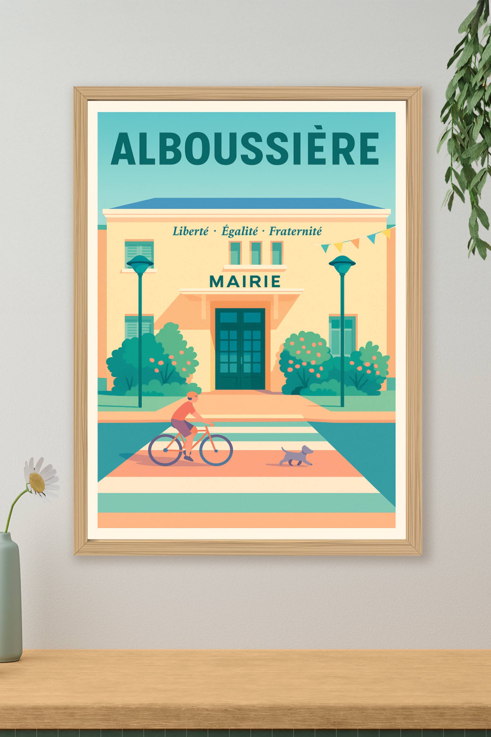 Affiche de Alboussière - Charme paisible et convivialité locale