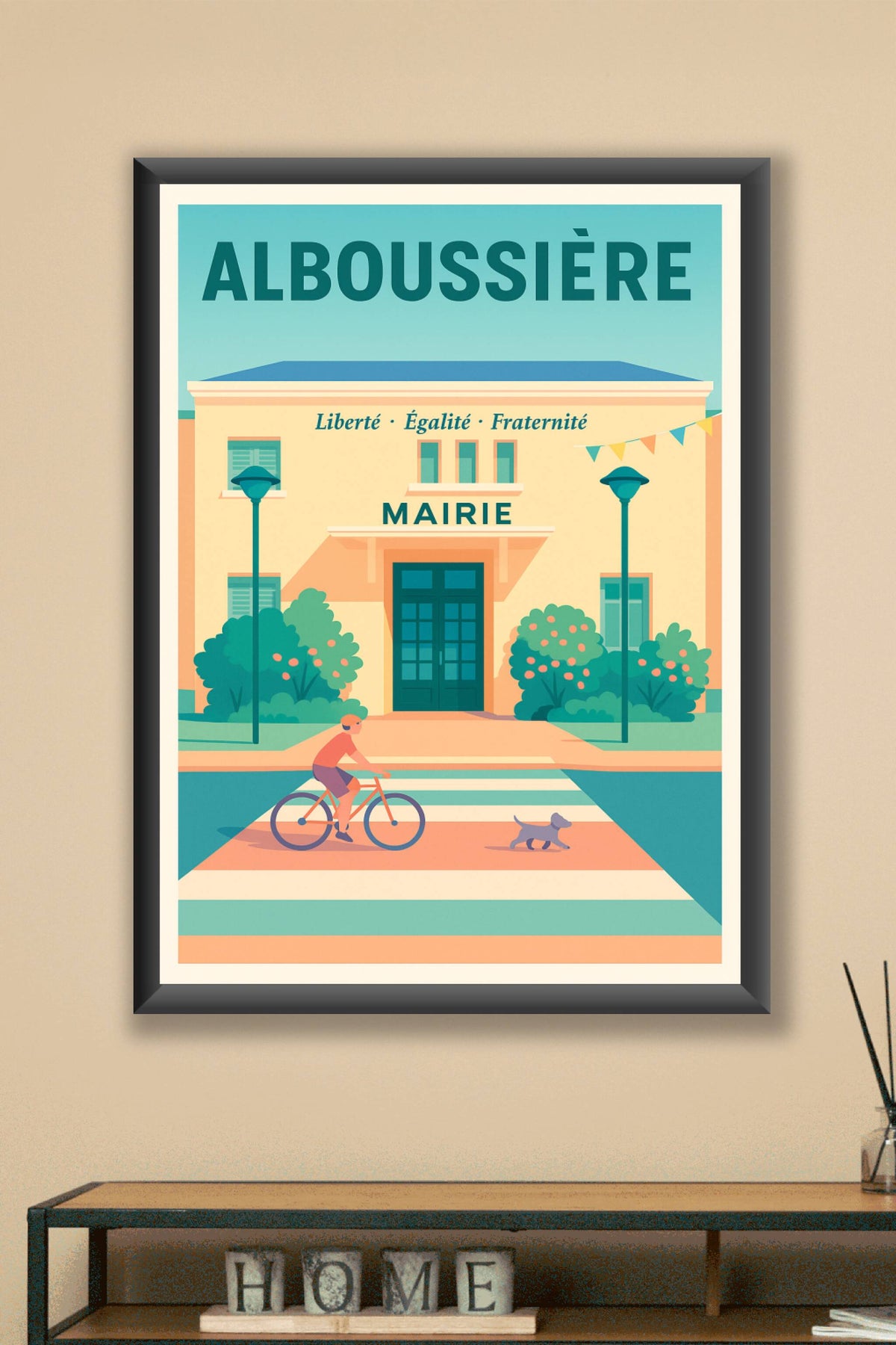 Affiche de Alboussière - Charme paisible et convivialité locale