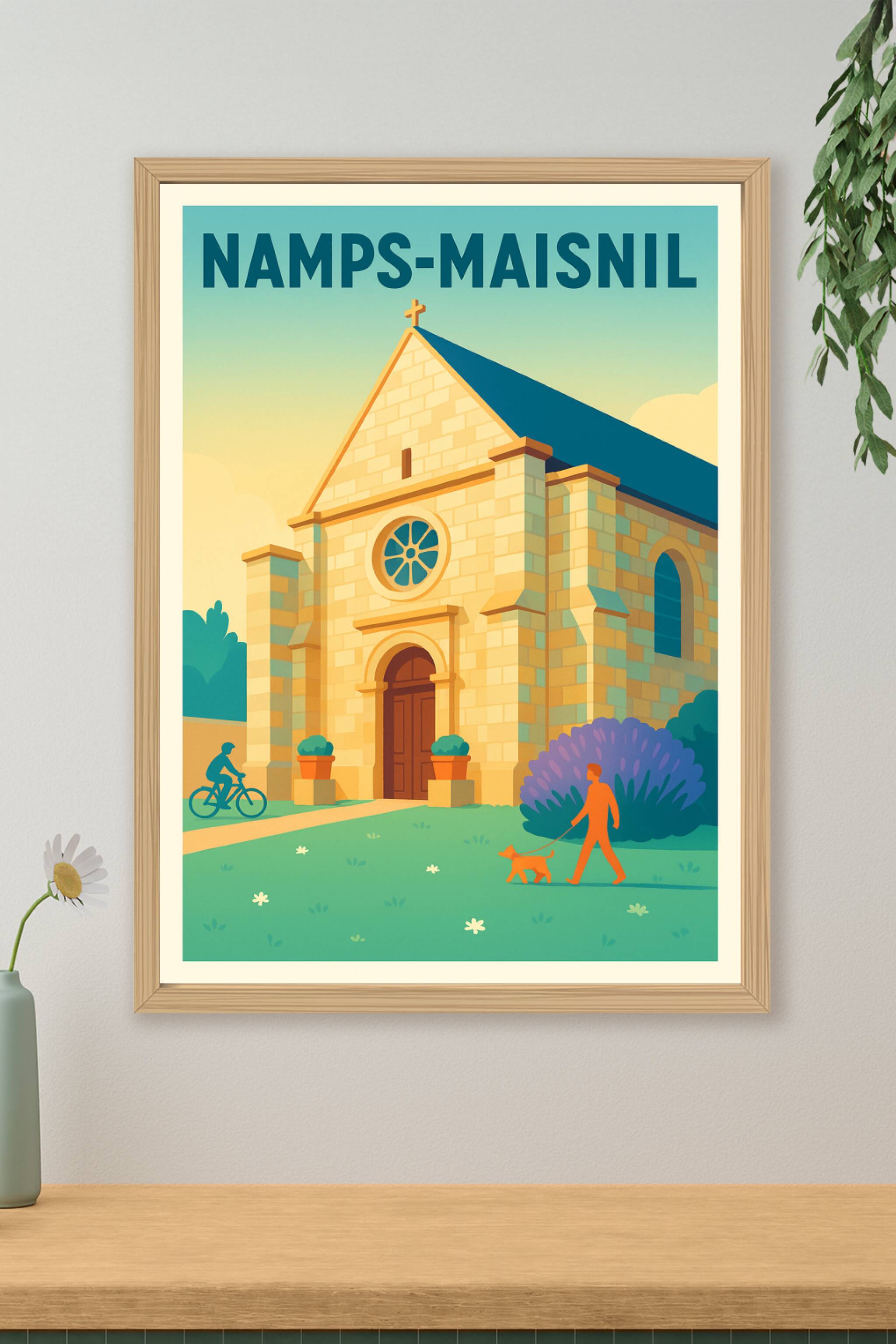 Affiche de Namps-Maisnil - Charme et sérénité au cœur du village
