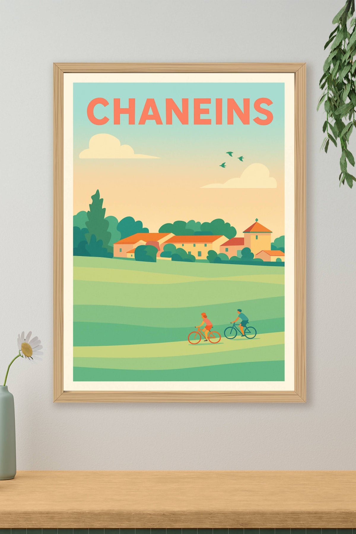 Affiche de Chaneins - Évasion à vélo au cœur de la campagne