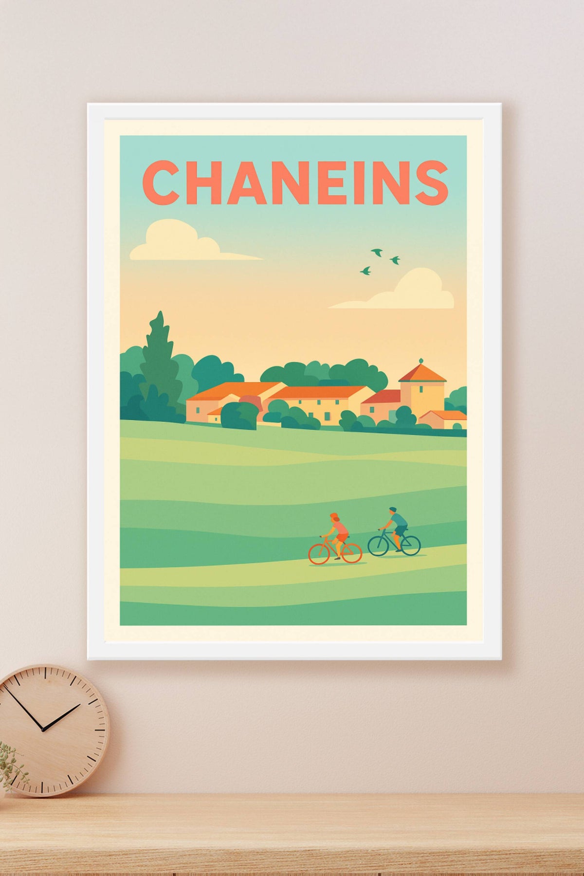 Affiche de Chaneins - Évasion à vélo au cœur de la campagne