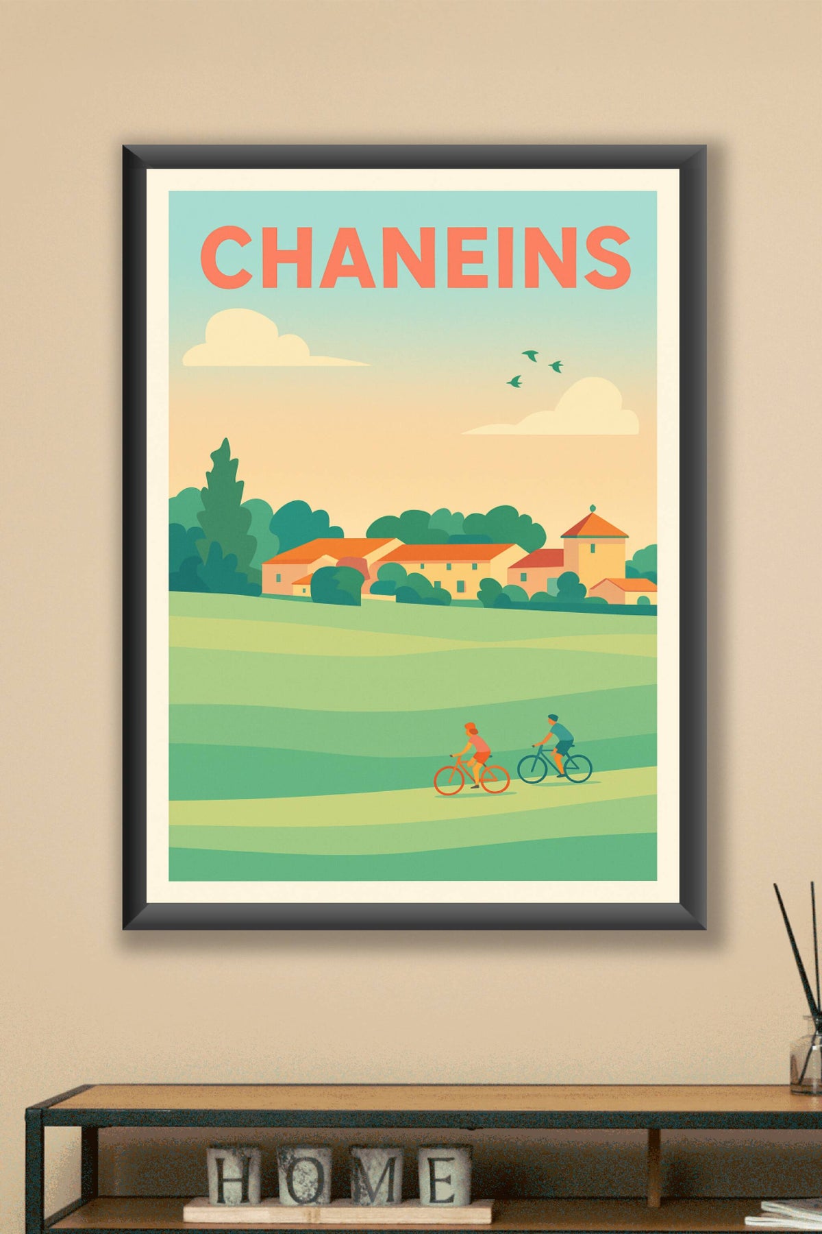 Affiche de Chaneins - Évasion à vélo au cœur de la campagne