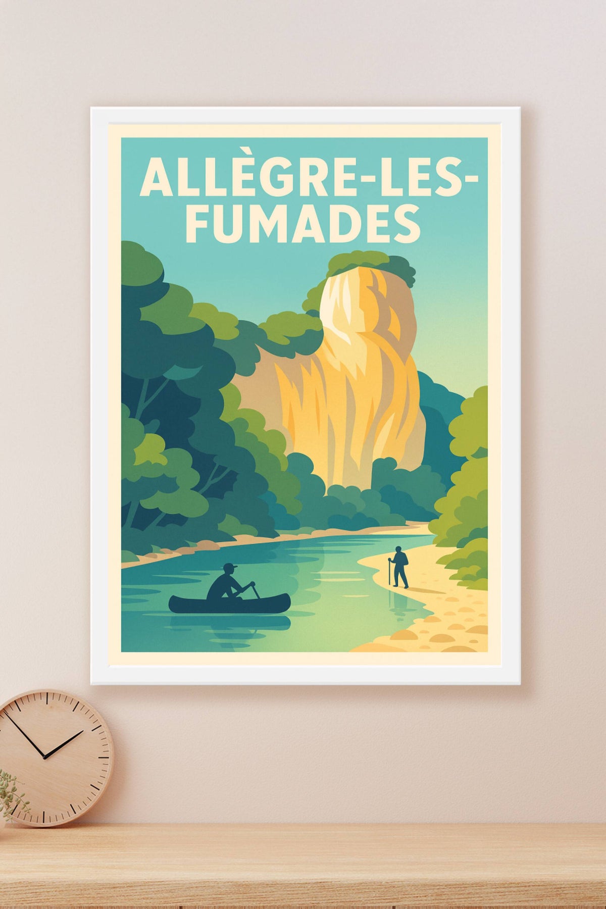 Affiche de Allègre-les-Fumades - Nature et aventures au cœur des Cévennes