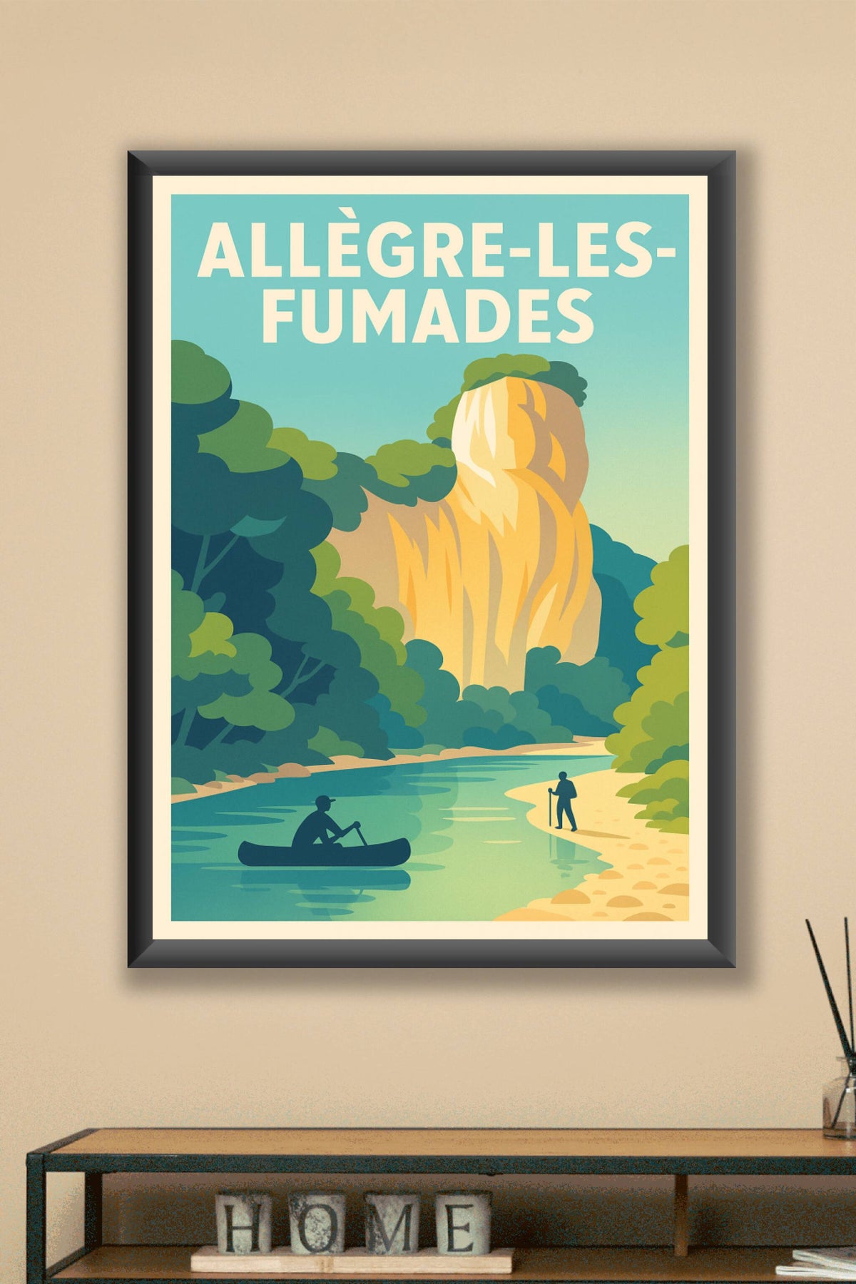 Affiche de Allègre-les-Fumades - Nature et aventures au cœur des Cévennes