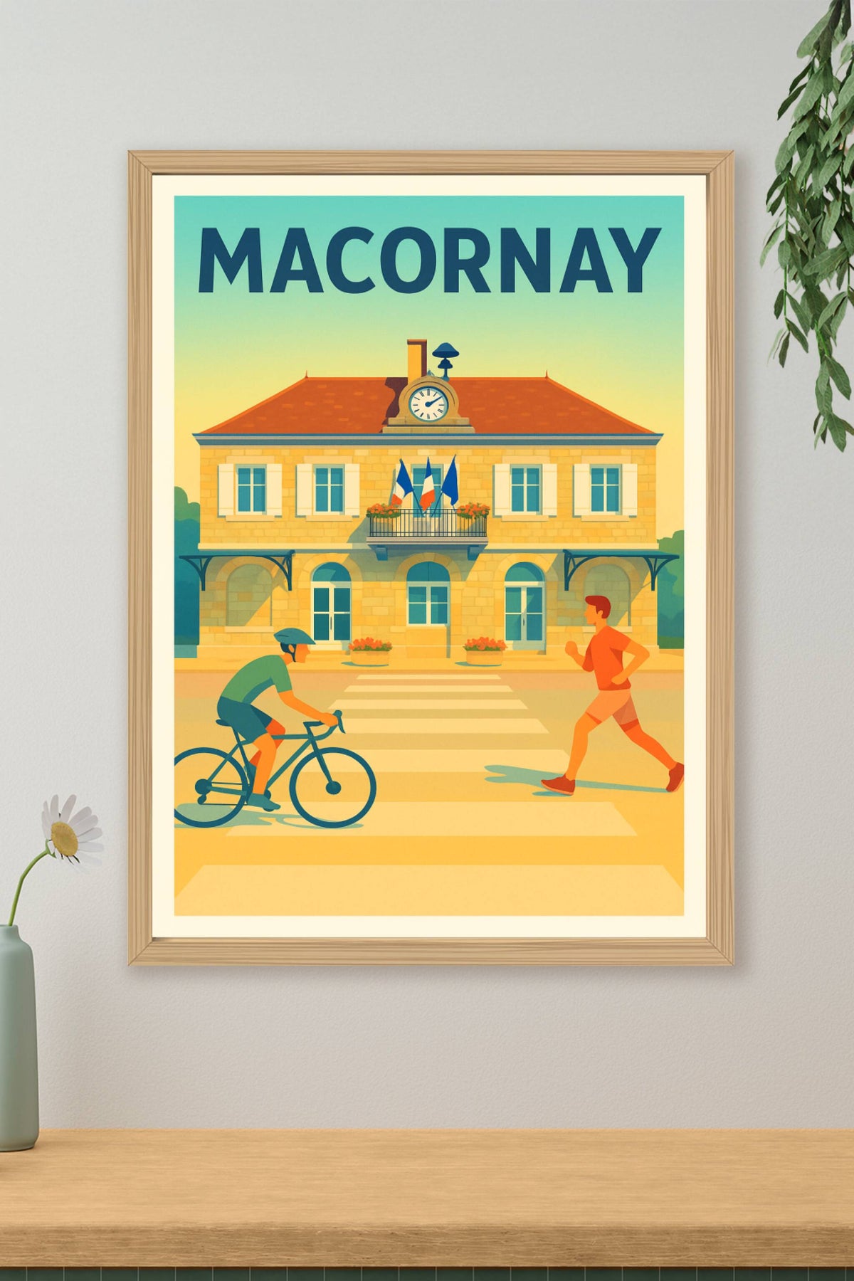 Affiche de Macornay - L'élégance tranquille d'une ville en mouvement