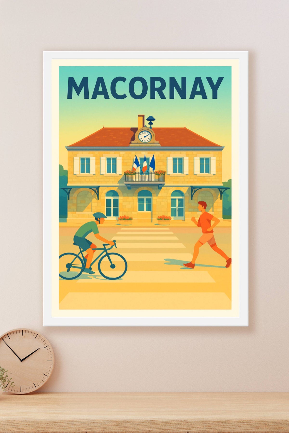 Affiche de Macornay - L'élégance tranquille d'une ville en mouvement