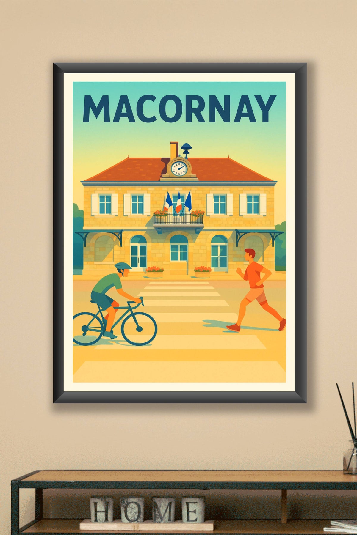 Affiche de Macornay - L'élégance tranquille d'une ville en mouvement