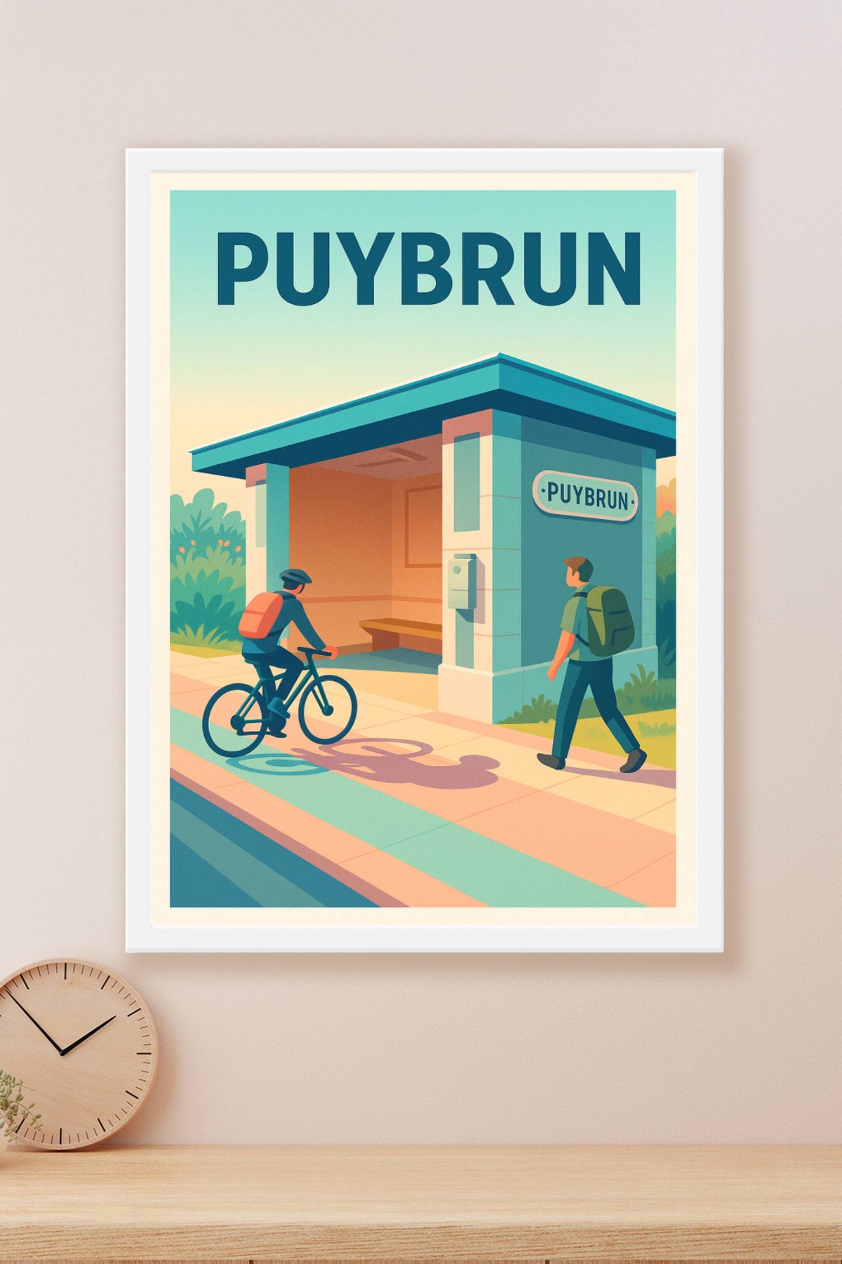 Affiche de Puybrun - Escapade tranquille à la halte du voyageur