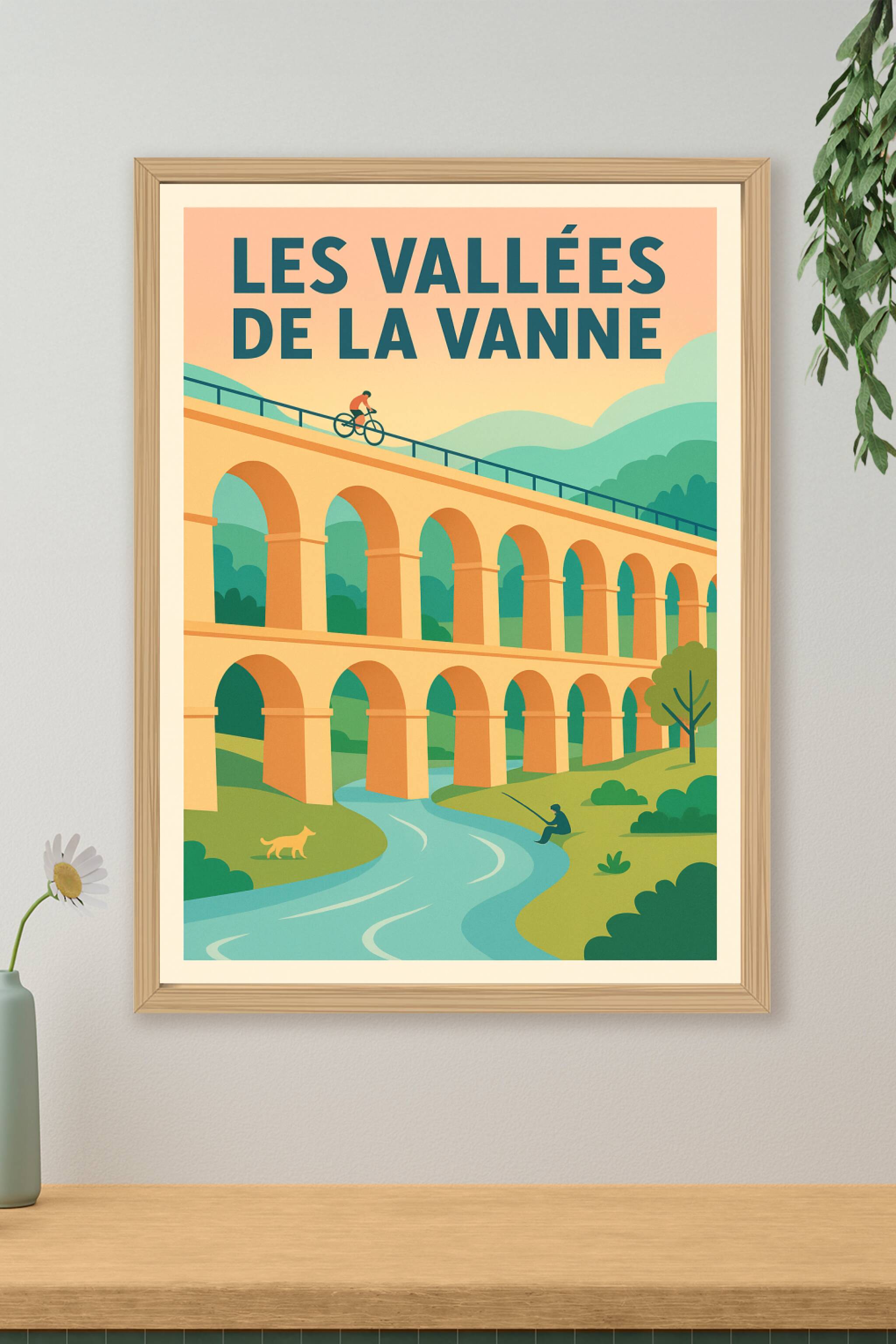 Affiche de Les Vallées de la Vanne - Évasion et sérénité au fil de l'eau
