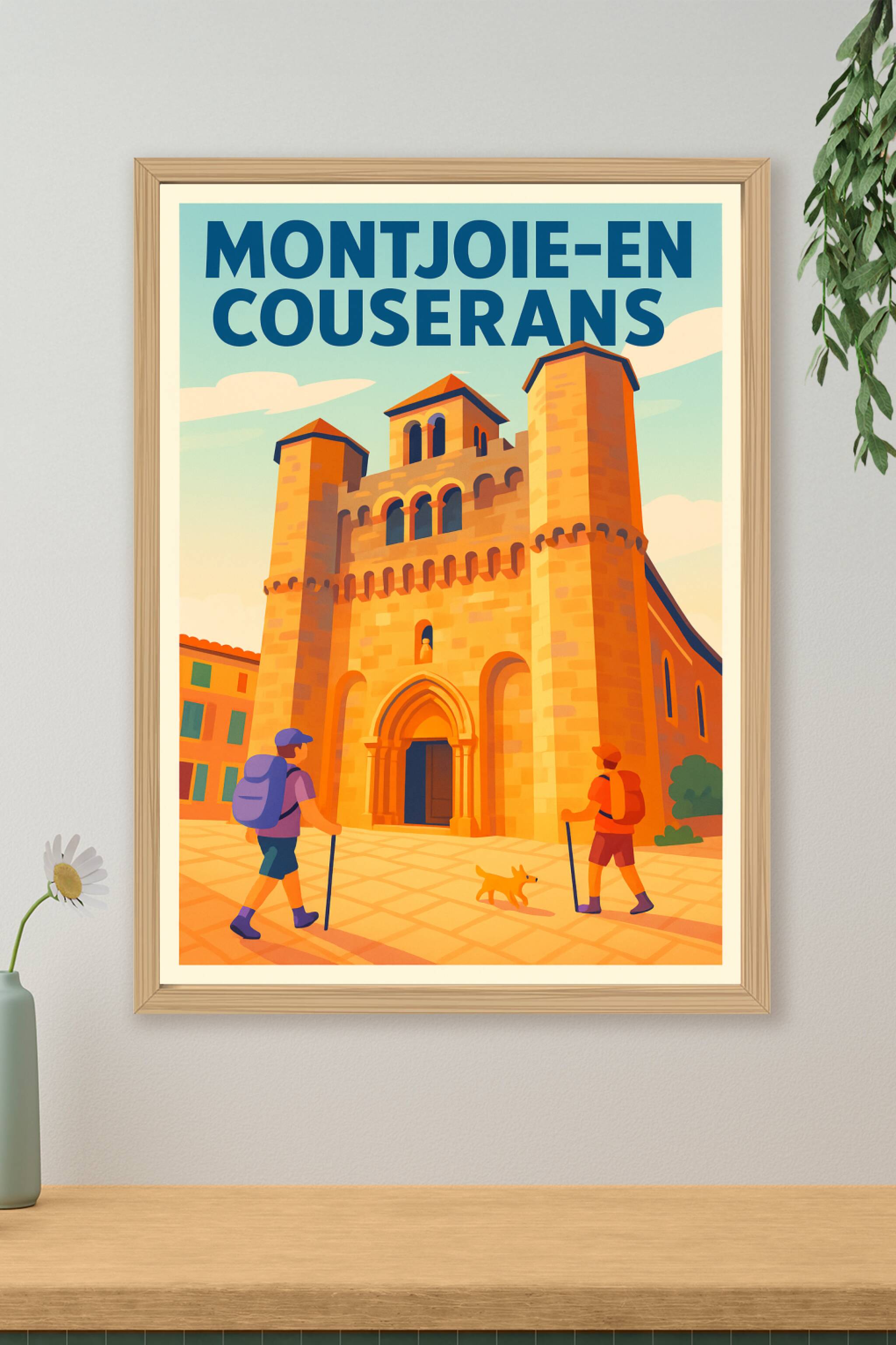 Affiche de Montjoie-en-Couserans - Au cœur du patrimoine historique