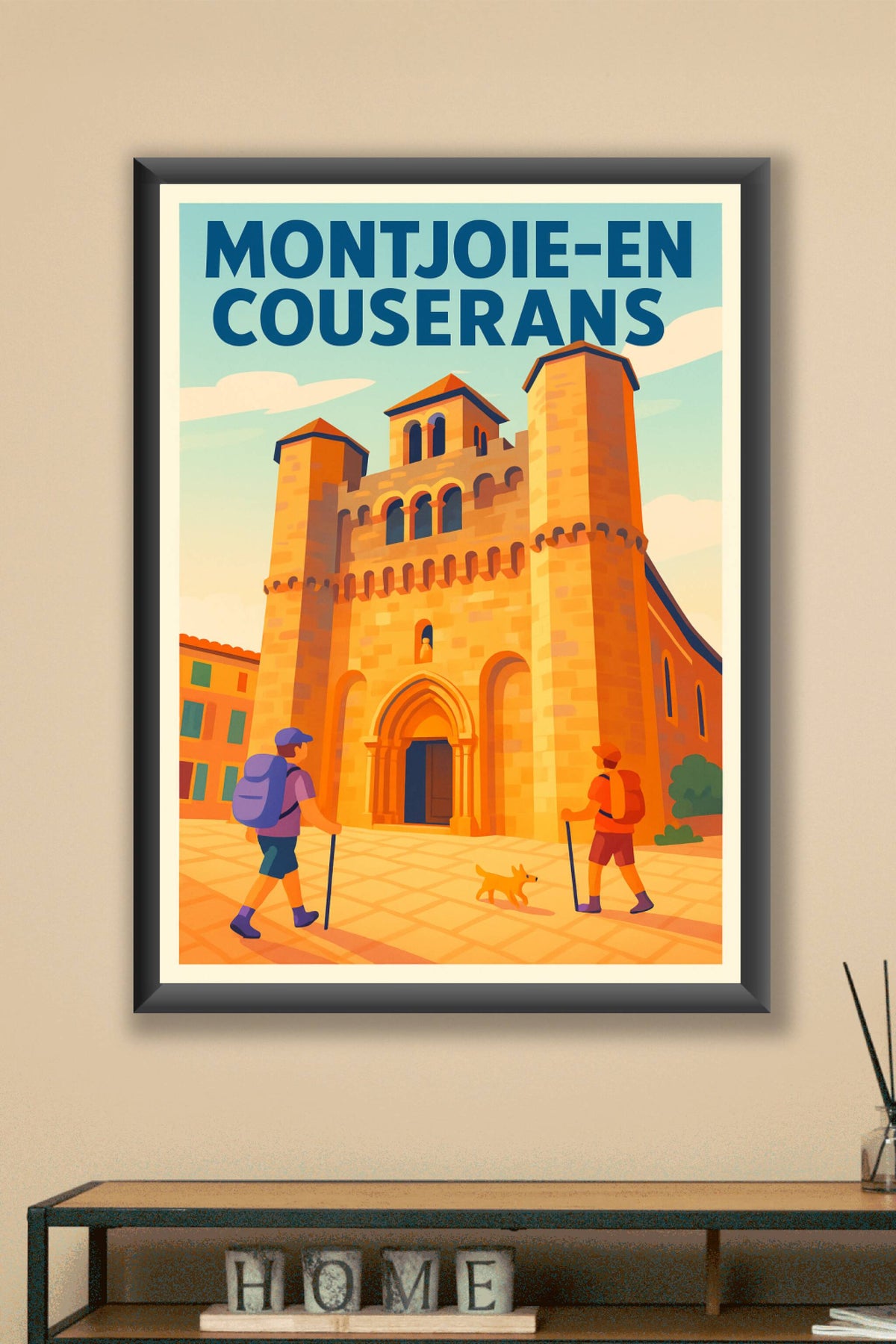 Affiche de Montjoie-en-Couserans - Au cœur du patrimoine historique