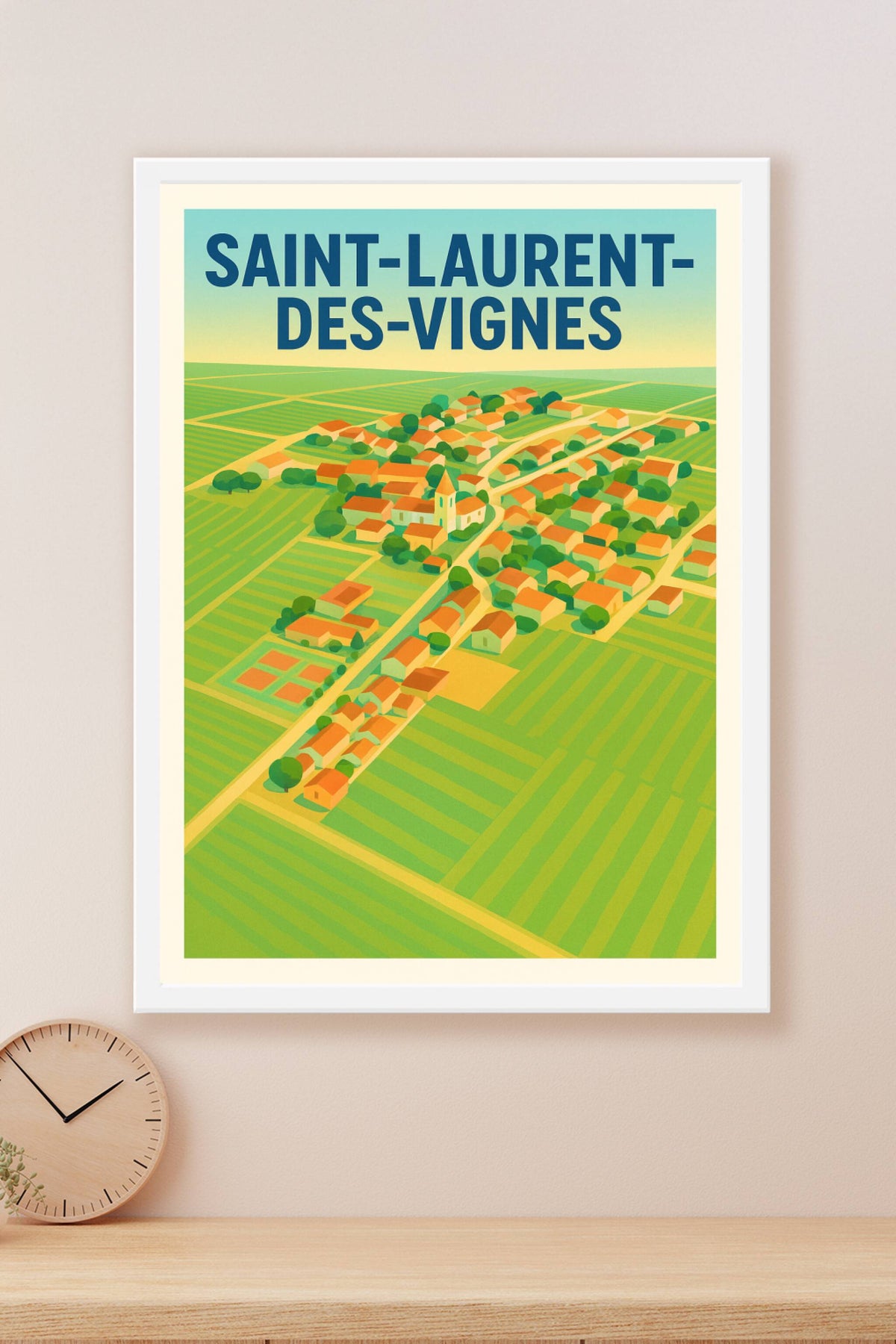 Affiche de Saint-Laurent-des-Vignes - Charme et sérénité au cœur des vignobles