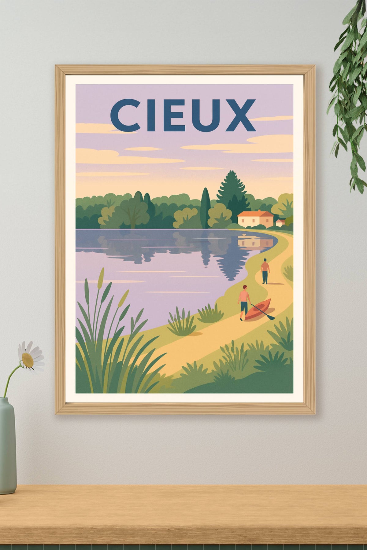 Affiche de Cieux - Évasion paisible au bord de l'eau