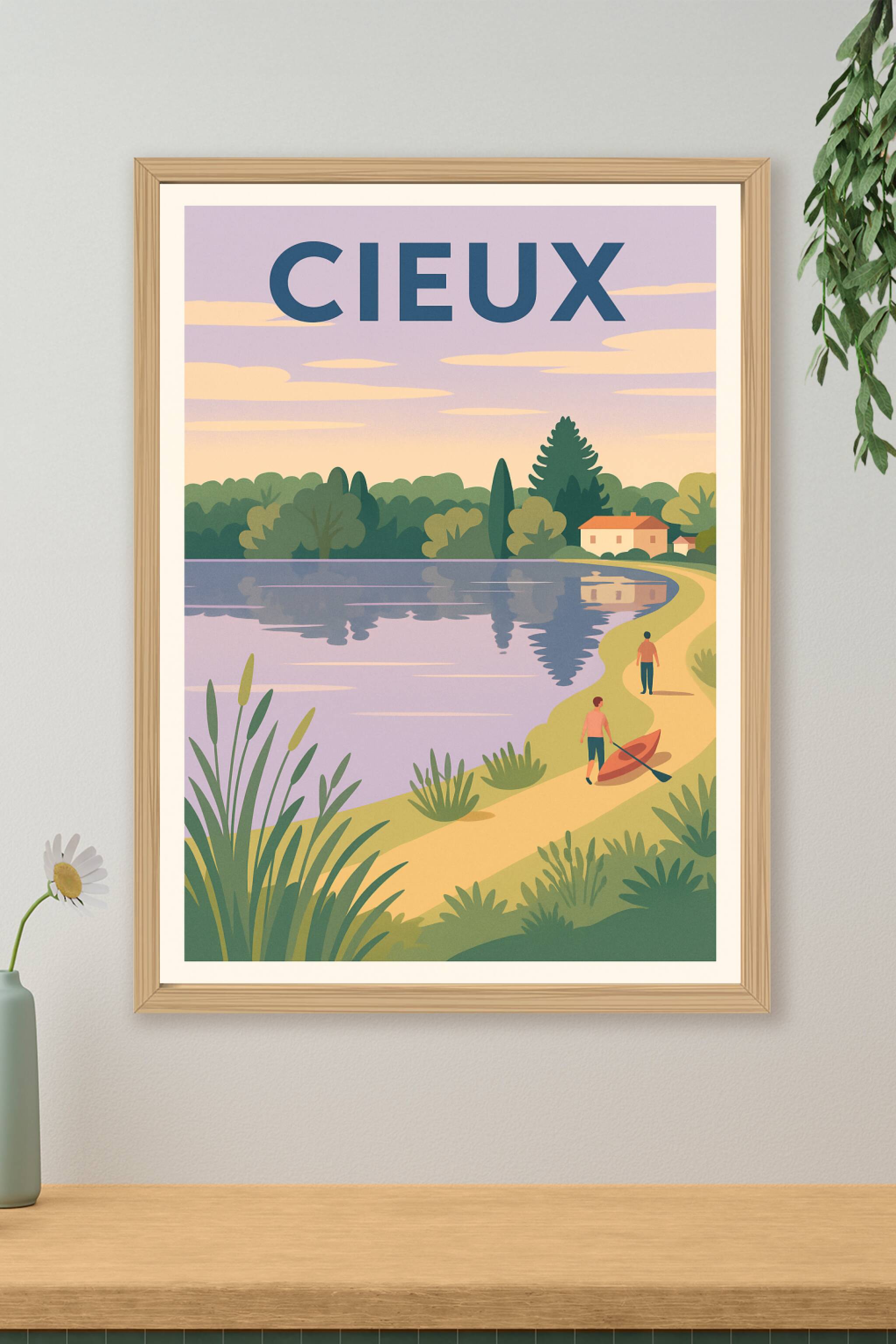 Affiche de Cieux - Évasion paisible au bord de l'eau