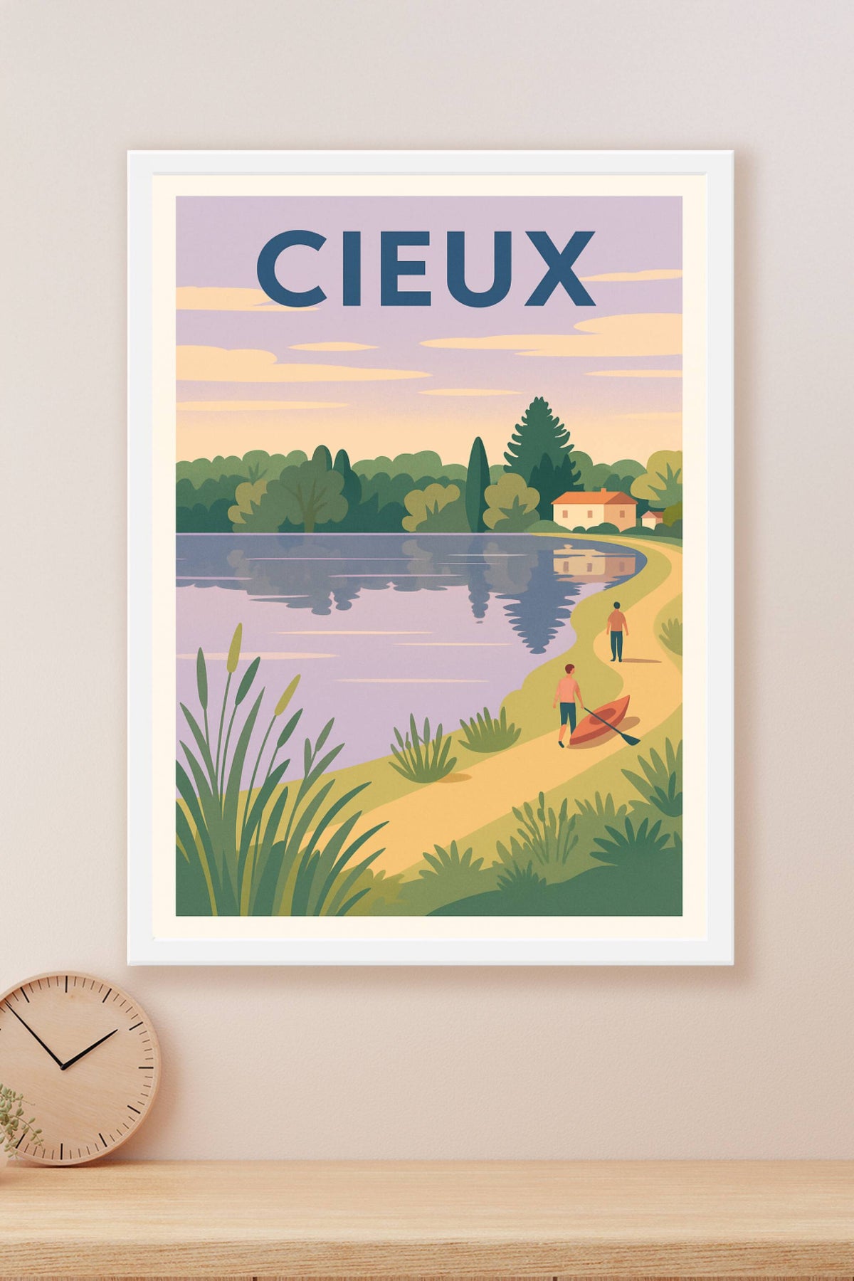 Affiche de Cieux - Évasion paisible au bord de l'eau