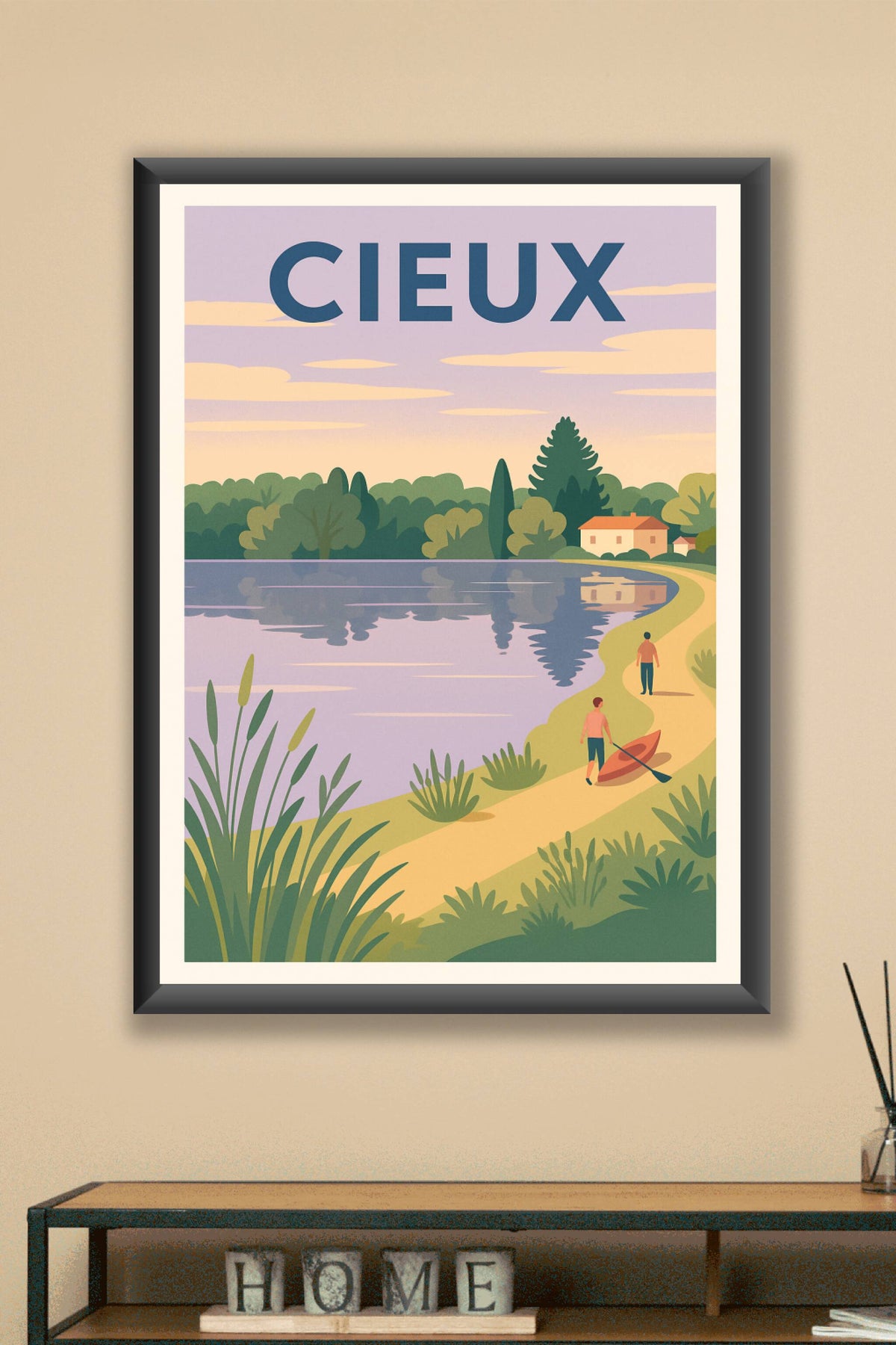 Affiche de Cieux - Évasion paisible au bord de l'eau