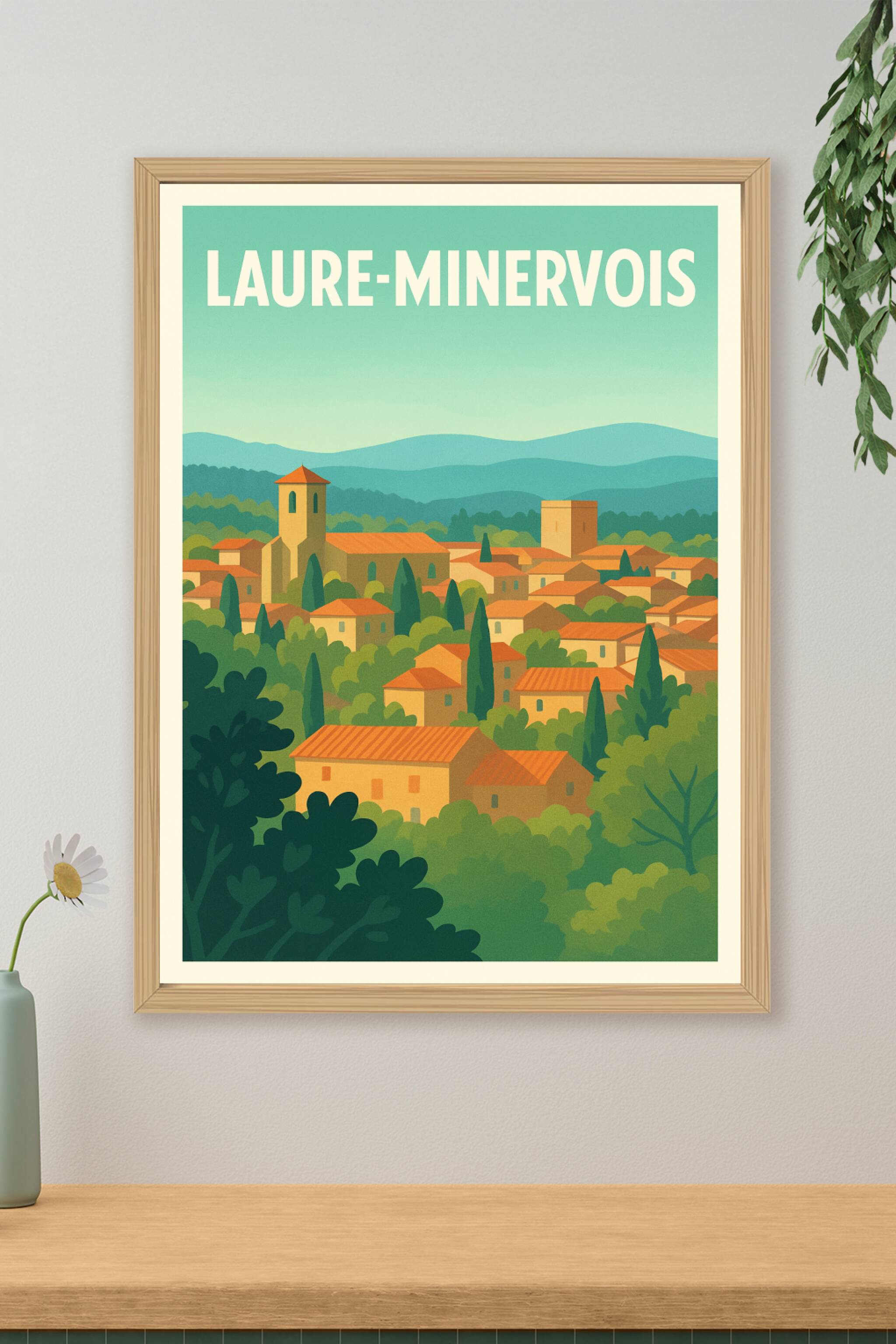 Affiche de Laure-Minervois - Évasion au cœur du Minervois