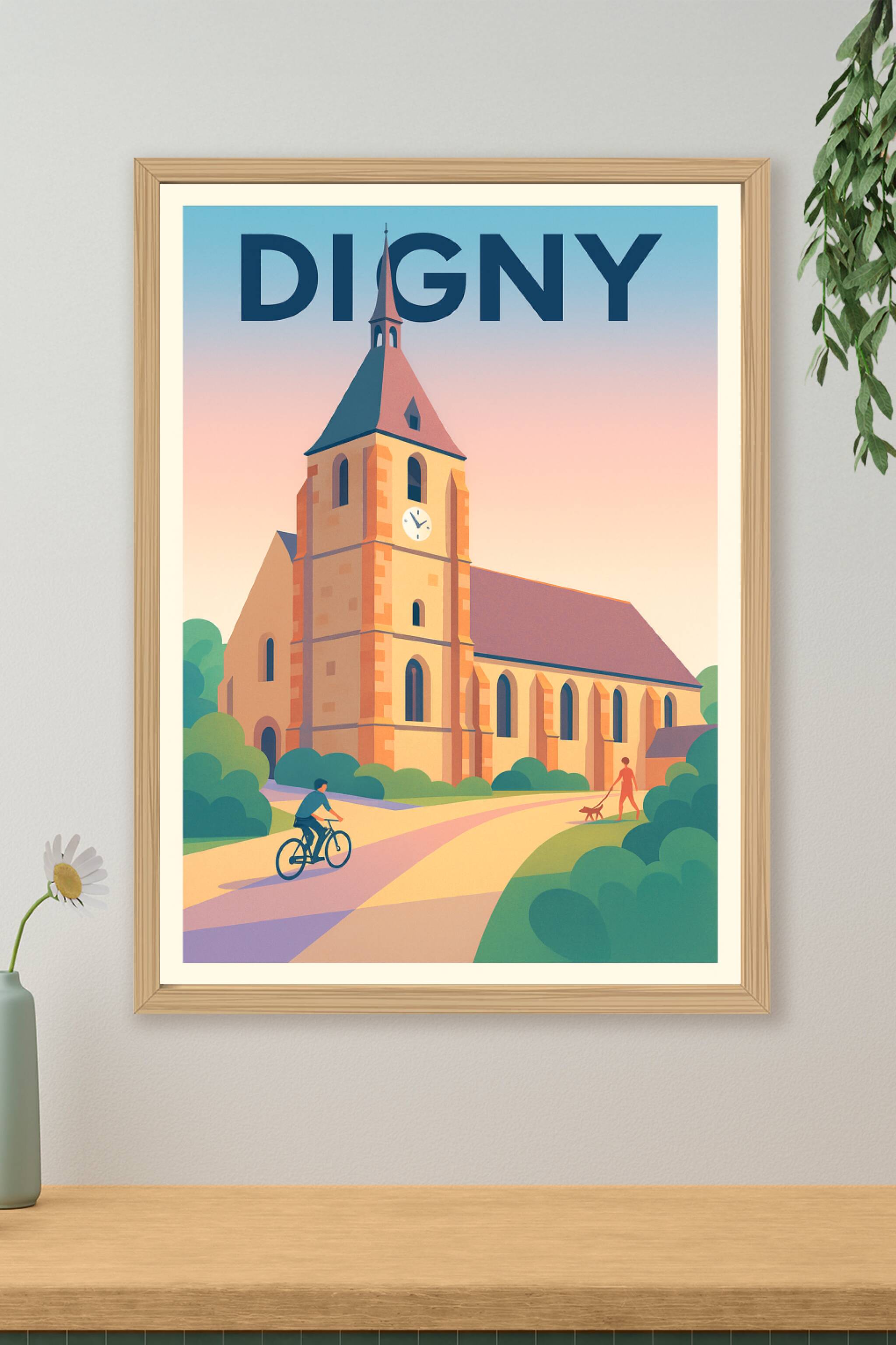 Affiche de Digny - Charme paisible au cœur du village