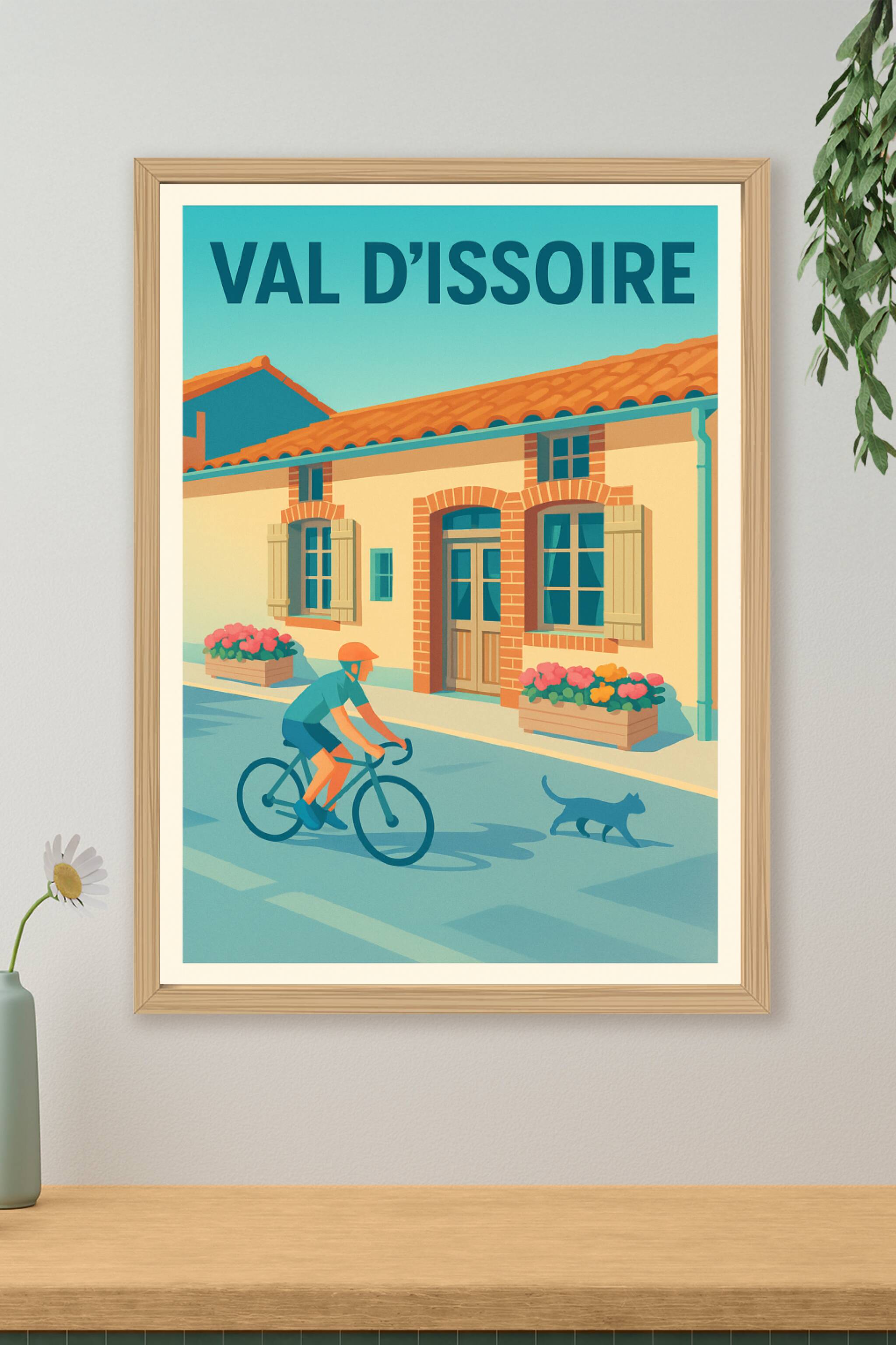 Affiche de Val d'Issoire - Douceur de Vie en Bord de Rue
