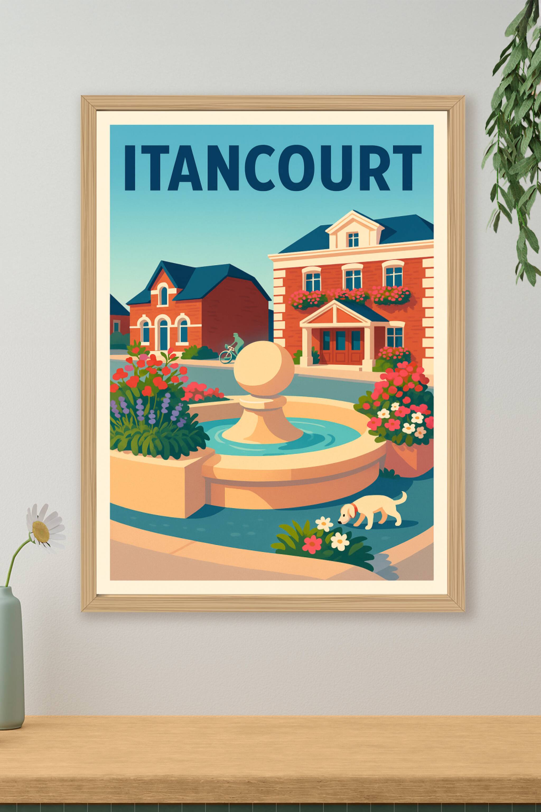 Affiche de Itancourt - Charme et quiétude au cœur de la ville