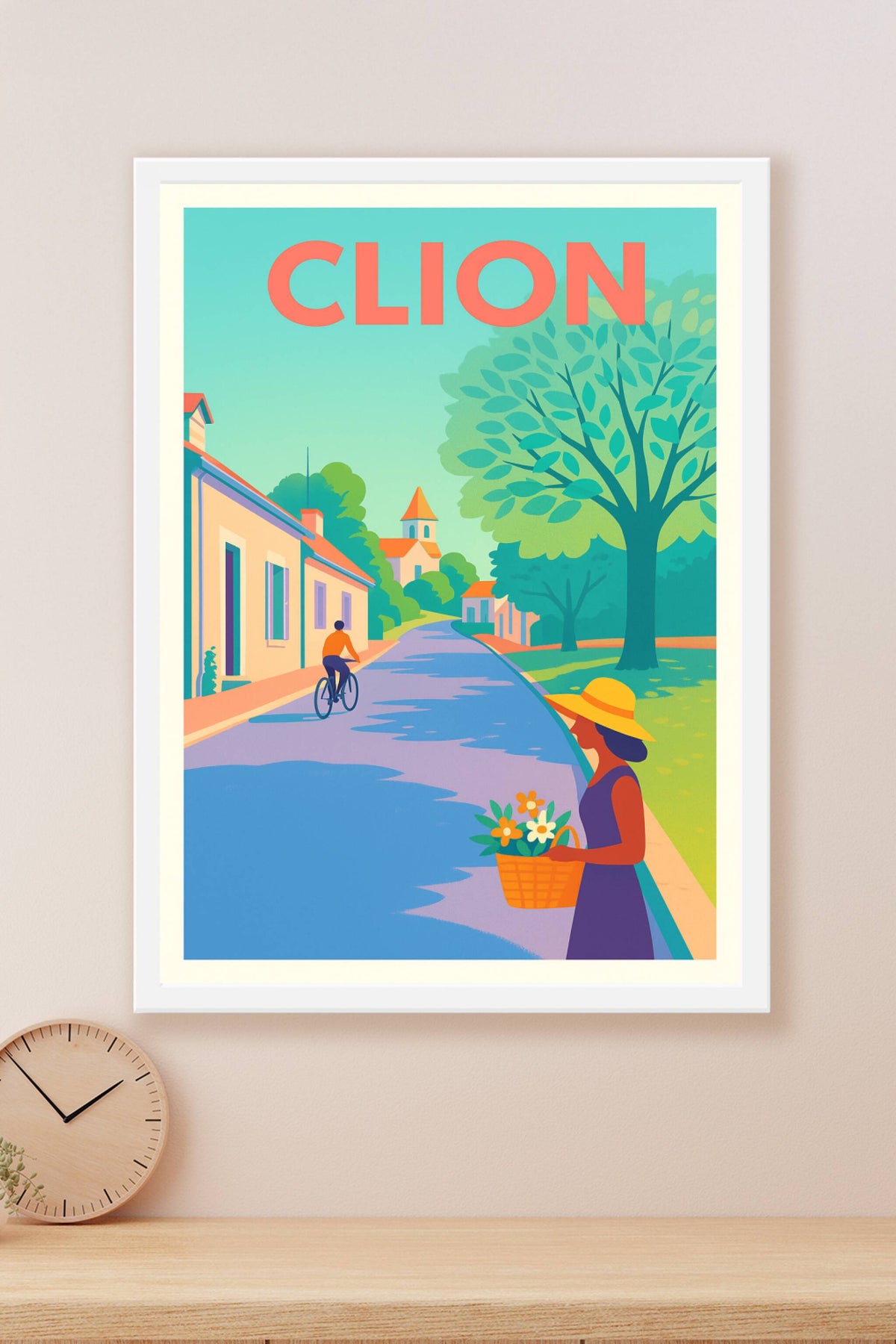 Affiche de Clion - Charme bucolique à l'ombre des arbres