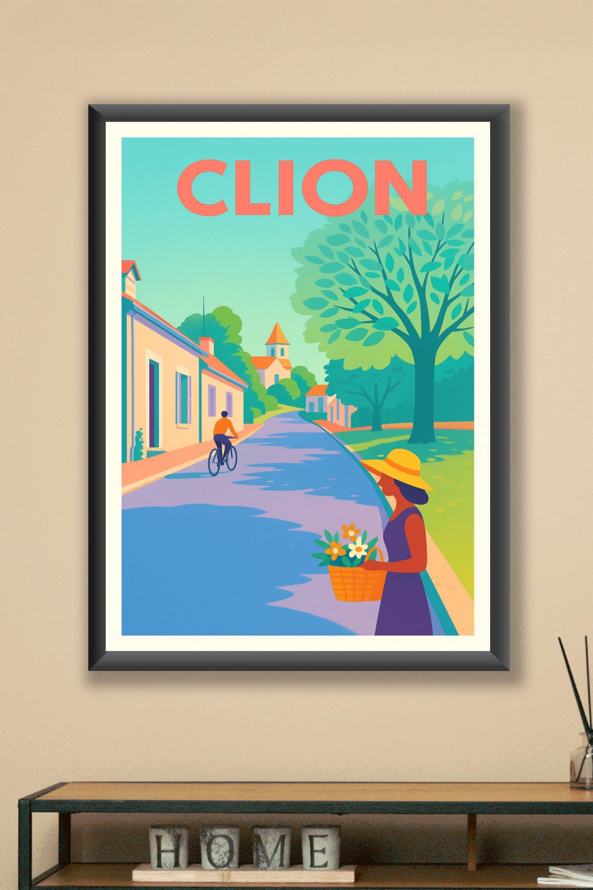 Affiche de Clion - Charme bucolique à l'ombre des arbres