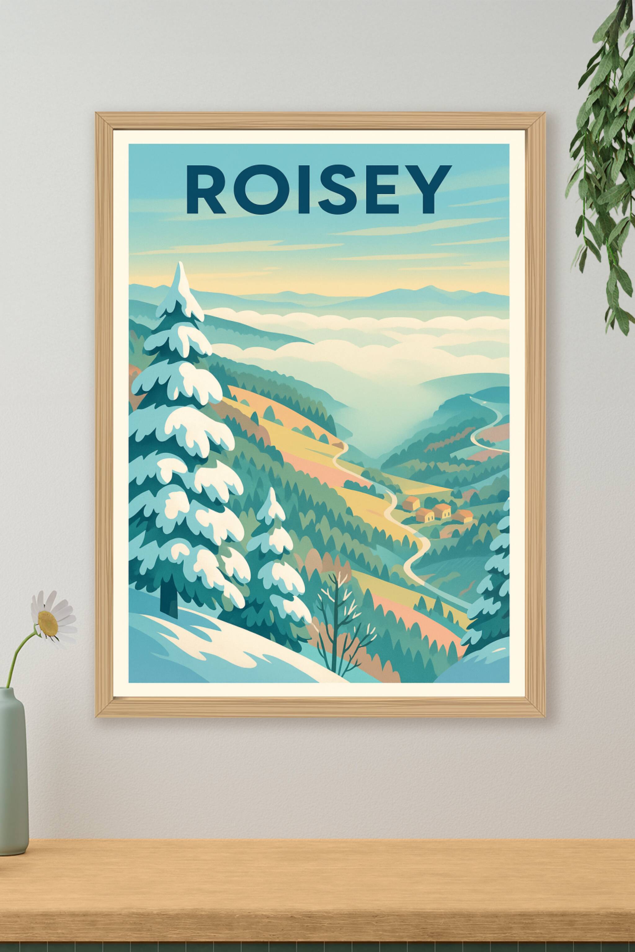 Affiche de Roisey - Évasion hivernale entre montagnes et vallées