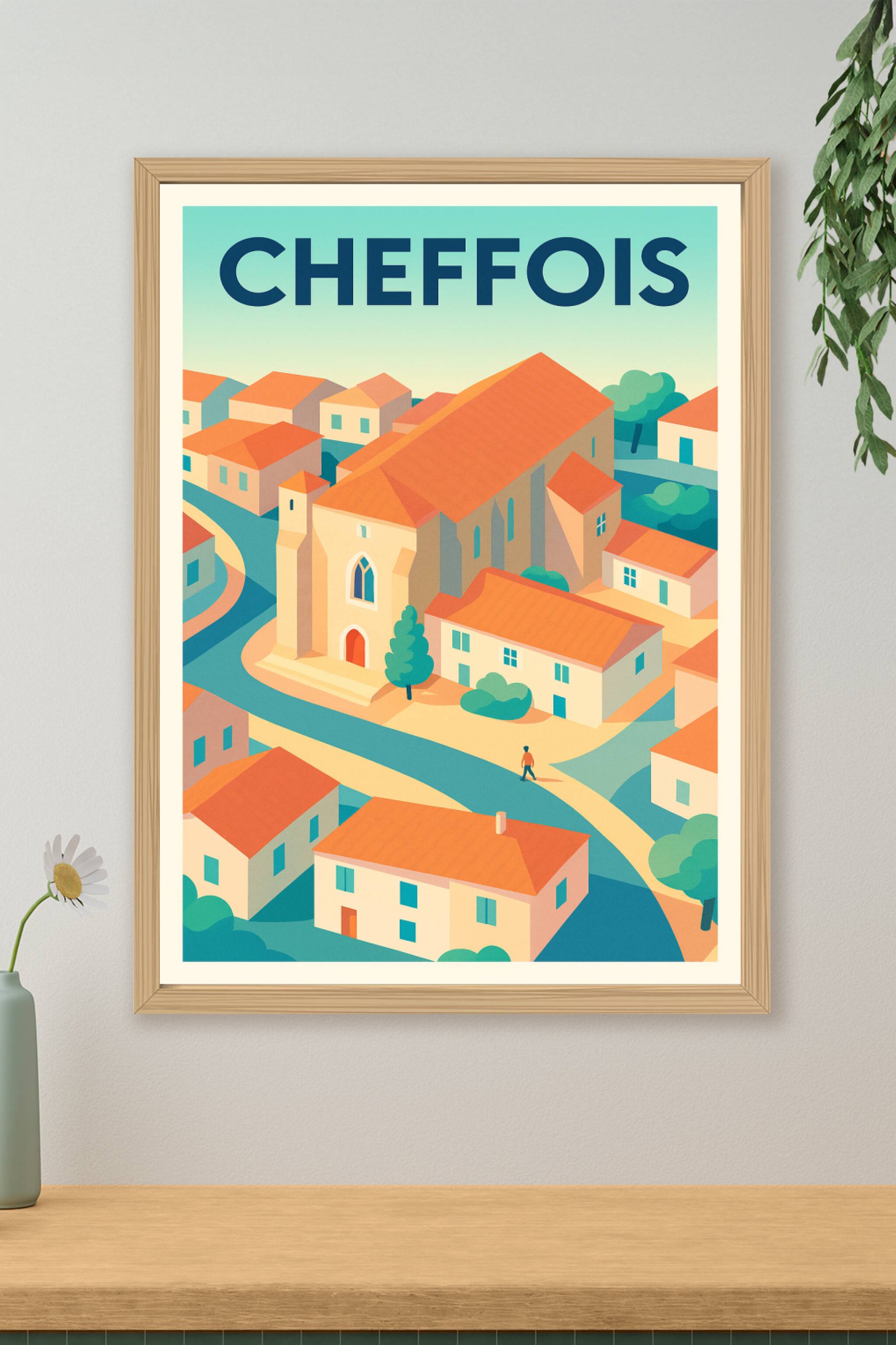 Affiche de Cheffois - Charme et Sérénité au Cœur du Village