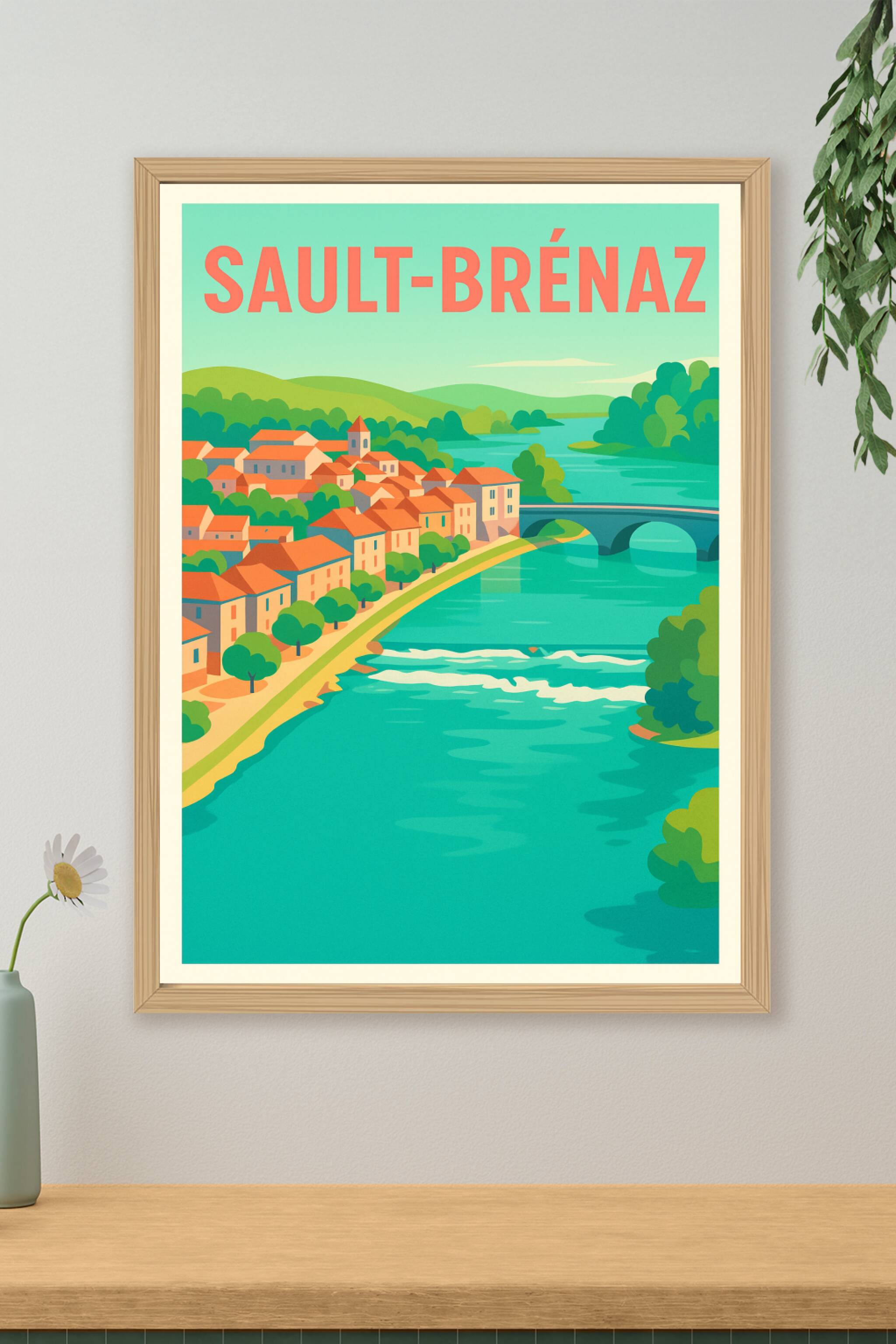 Affiche de Sault-Brénaz - Charme et Sérénité au Bord de l'Eau