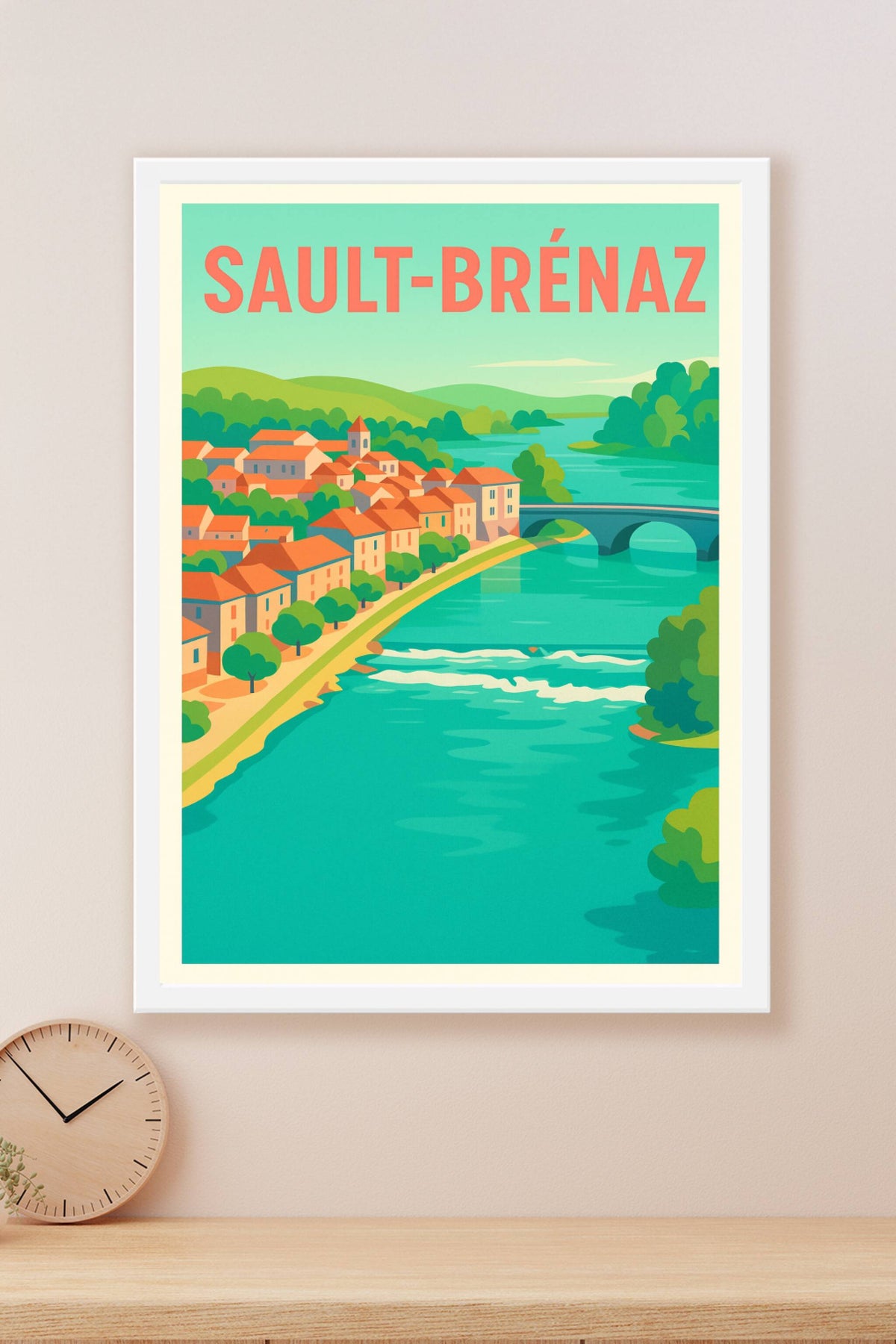 Affiche de Sault-Brénaz - Charme et Sérénité au Bord de l'Eau