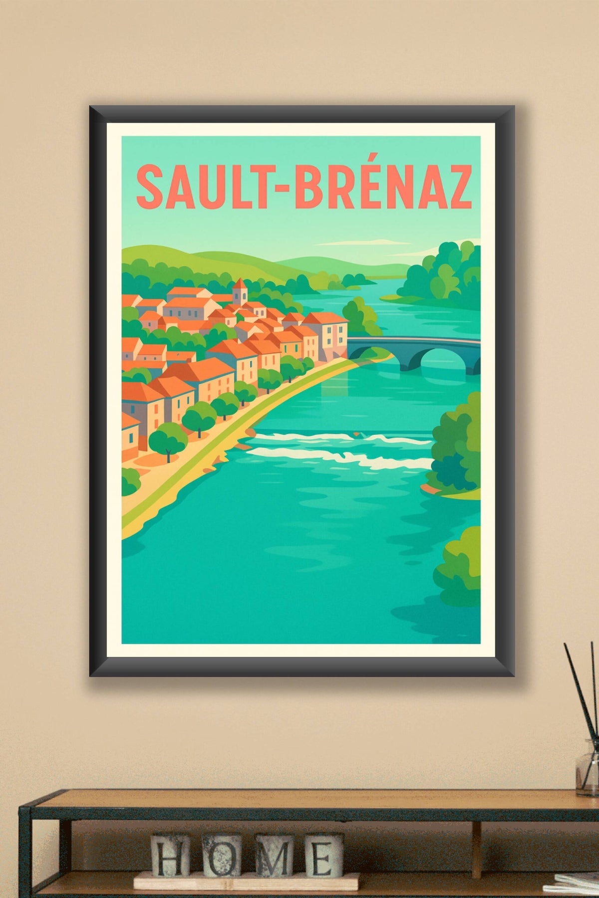 Affiche de Sault-Brénaz - Charme et Sérénité au Bord de l'Eau