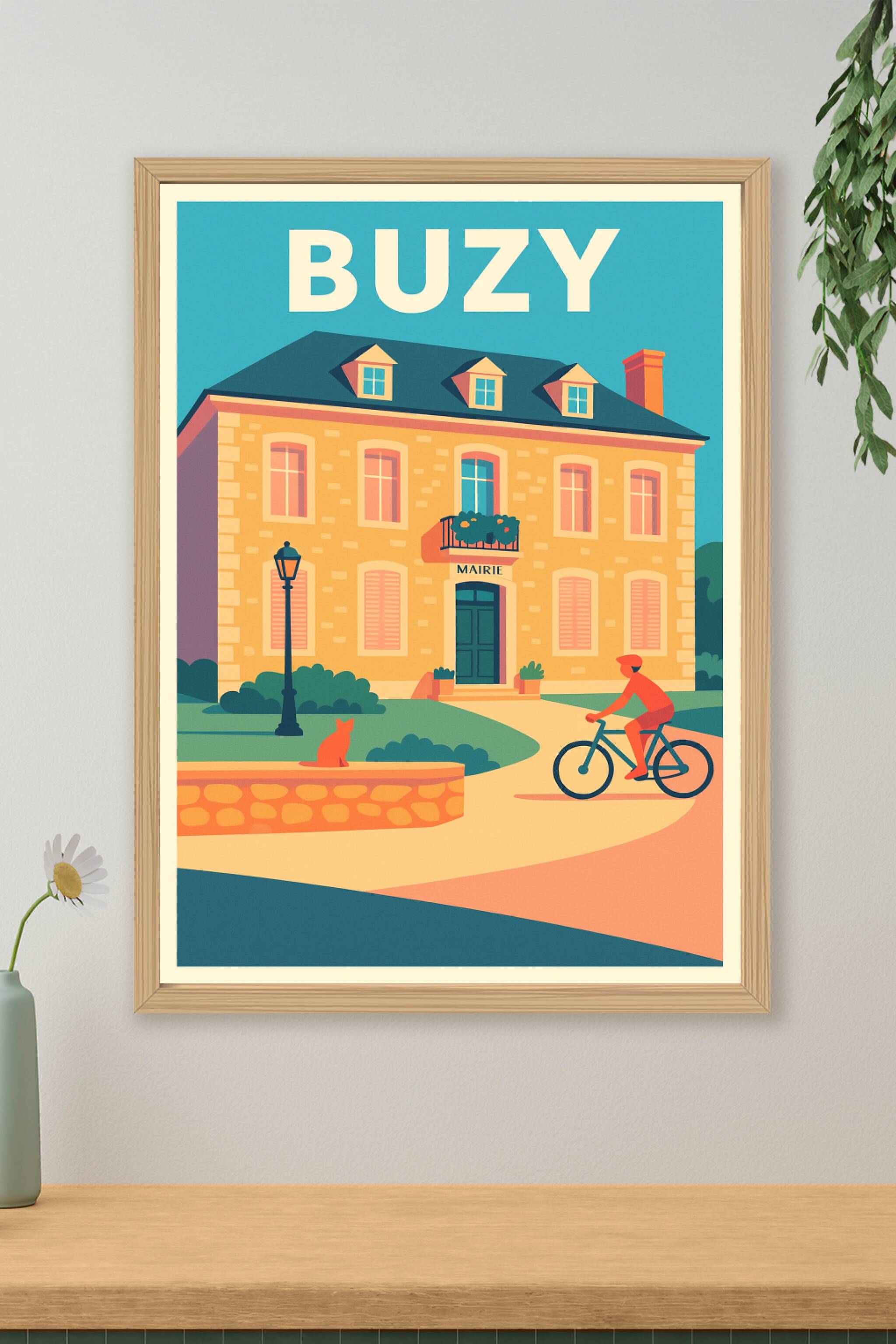 Affiche de Buzy - Charme et Sérénité au cœur du village