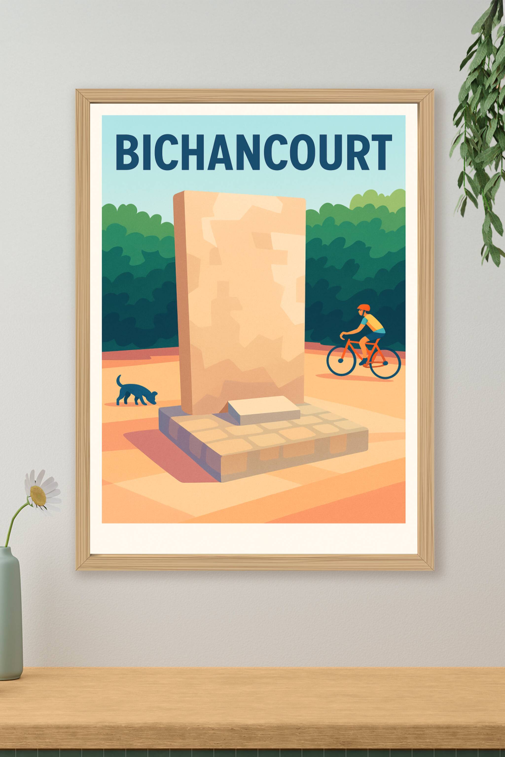 Affiche de Bichancourt - Une balade paisible entre nature et histoire