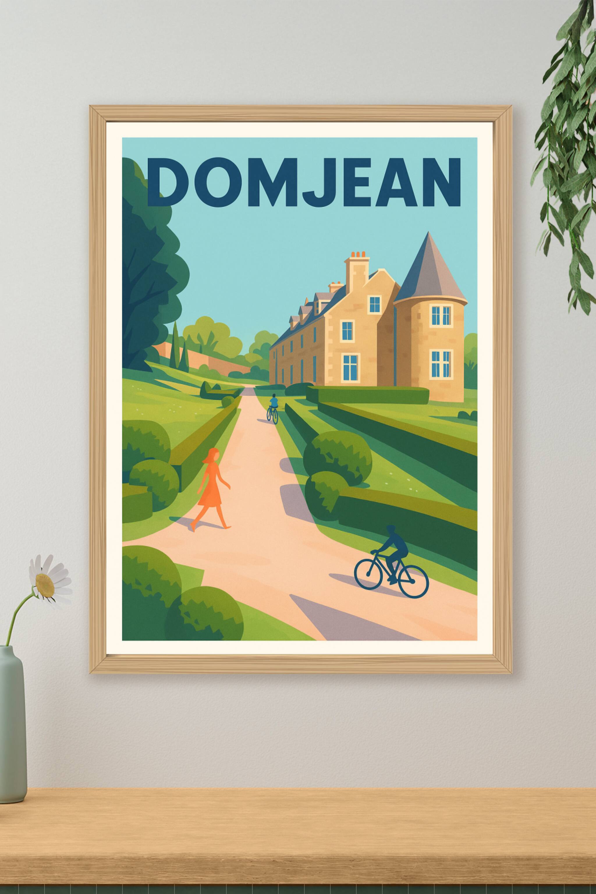 Affiche de Domjean - Promenade bucolique au cœur du patrimoine