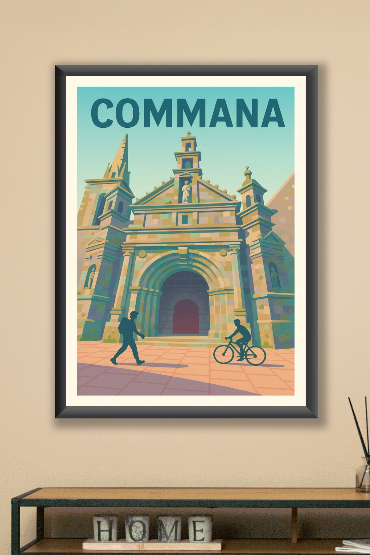 Affiche de Commana - L'élégance historique au cœur de la Bretagne