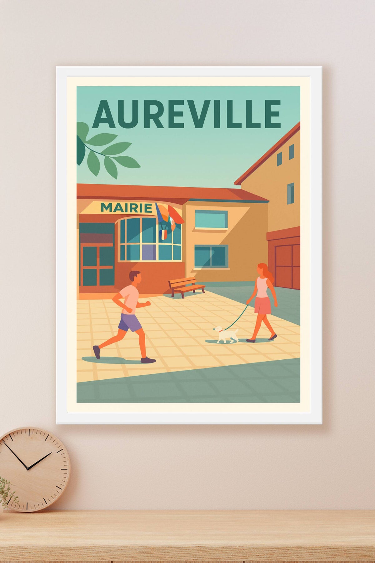 Affiche de Aureville - L'élégance tranquille de la vie locale